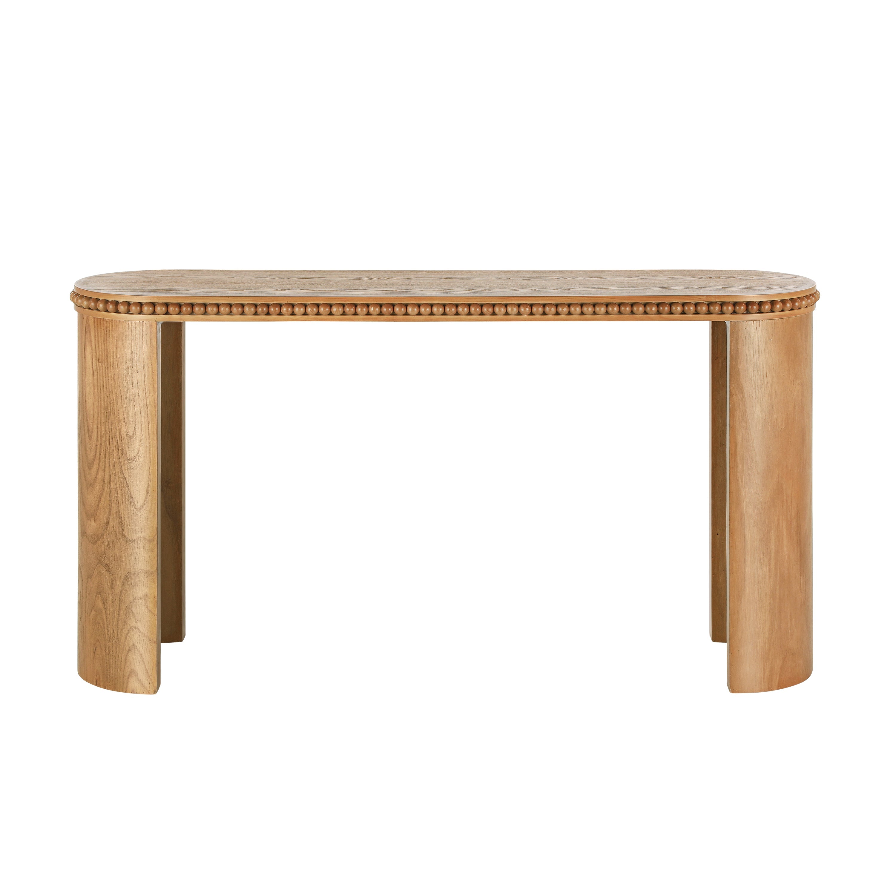 Beaded Trim Console Table