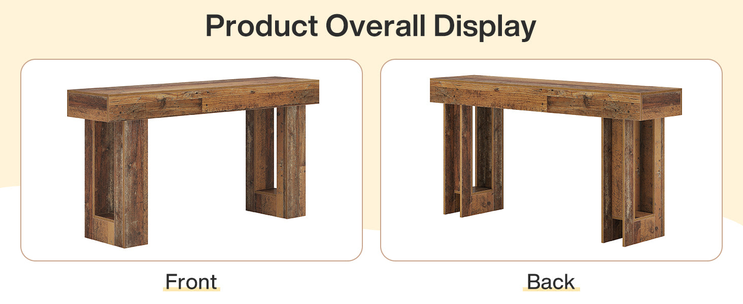 Hearthford Farmhouse Console Table