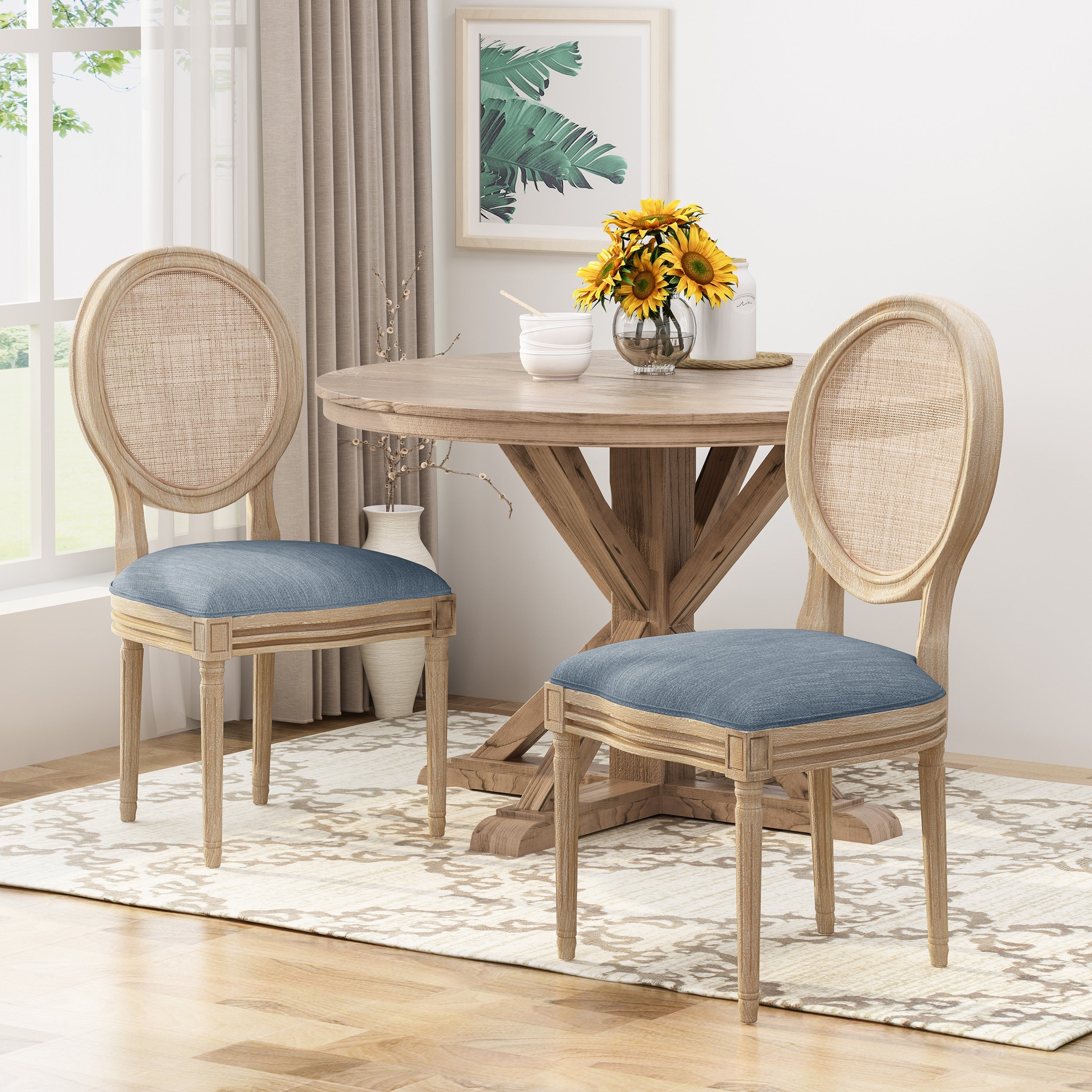Cane Back French Country Dining Chair