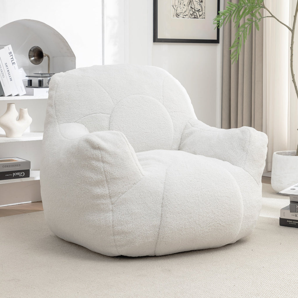 Tufted Memory Foam Bean Bag Chair