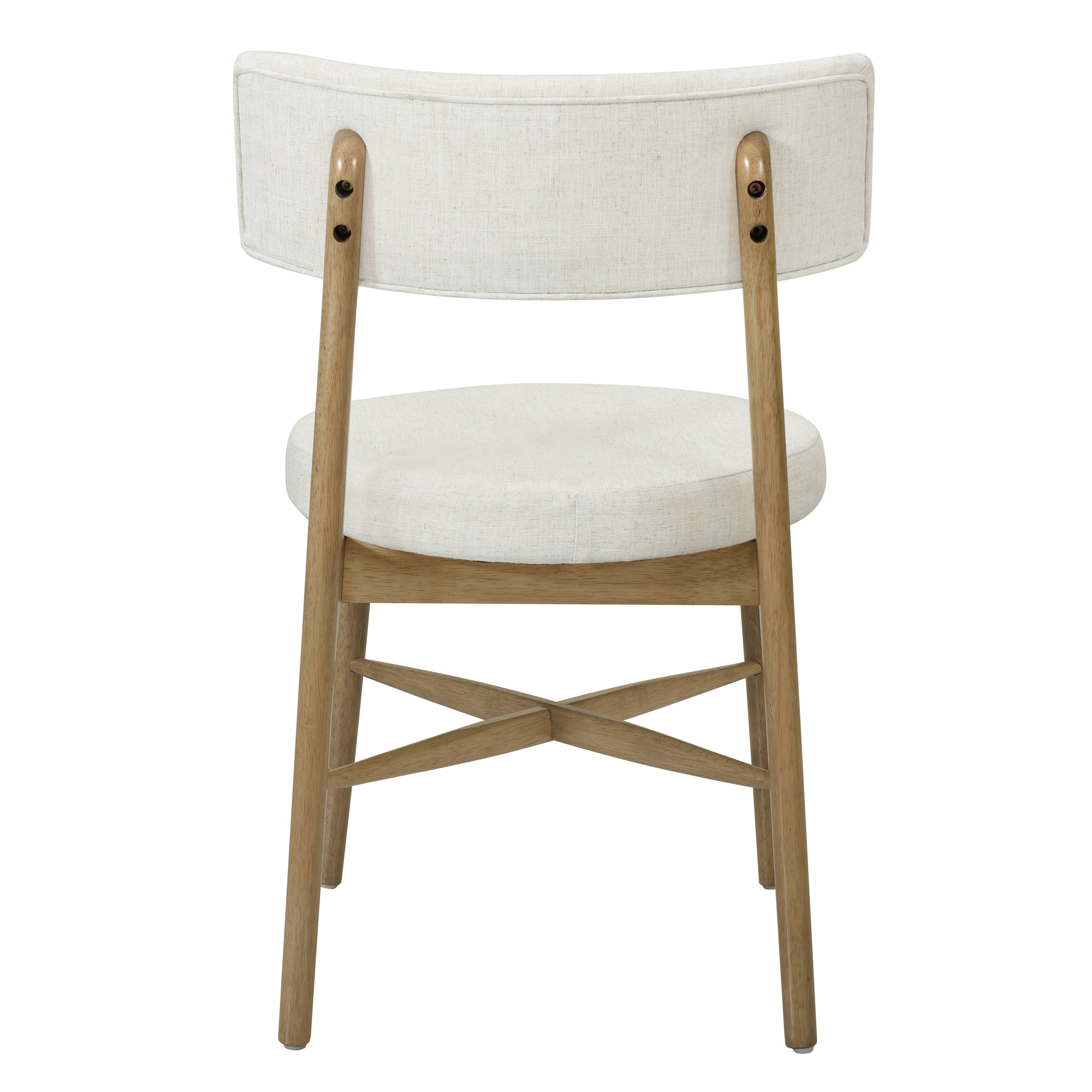 Harveston Mid Century Modern Boucle Upholstered Dining Chairs, Set of 2