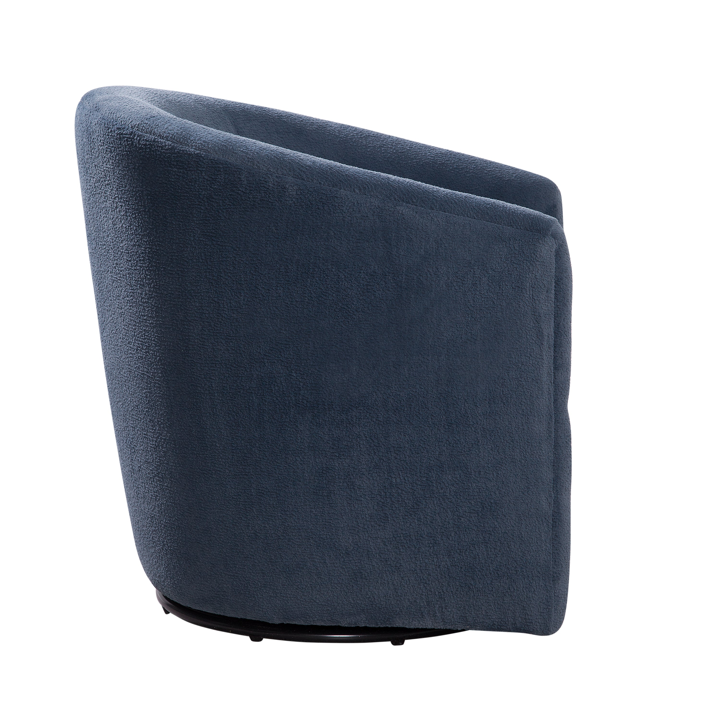 Oaklynn Barrel Style Swivel Accent Chair with Performance Fabric