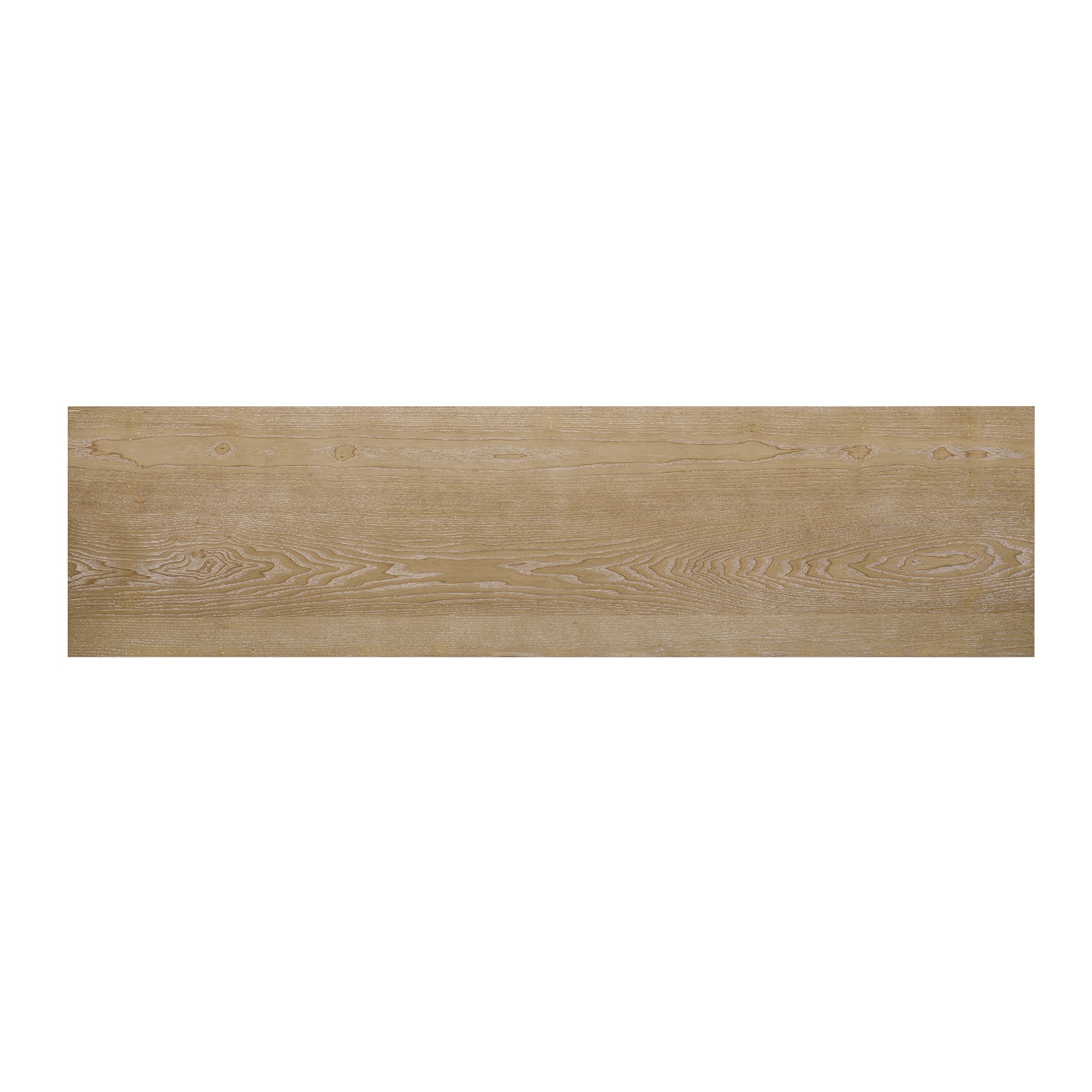 Modern Farmhouse Waterfall Console Table with 2 Concealed Drawers