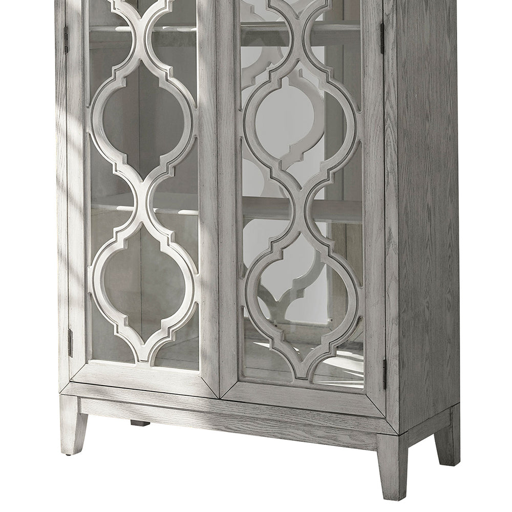 Leslie Antique White 2-door Cabinet