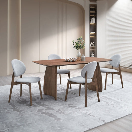Hadasa Walnut 5-PC Dining set