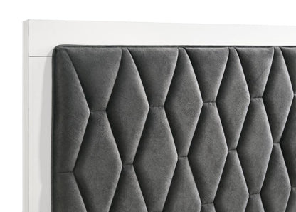 Ensemble de chambre à coucher 3 pièces Sonora avec lit Queen Size, blanc