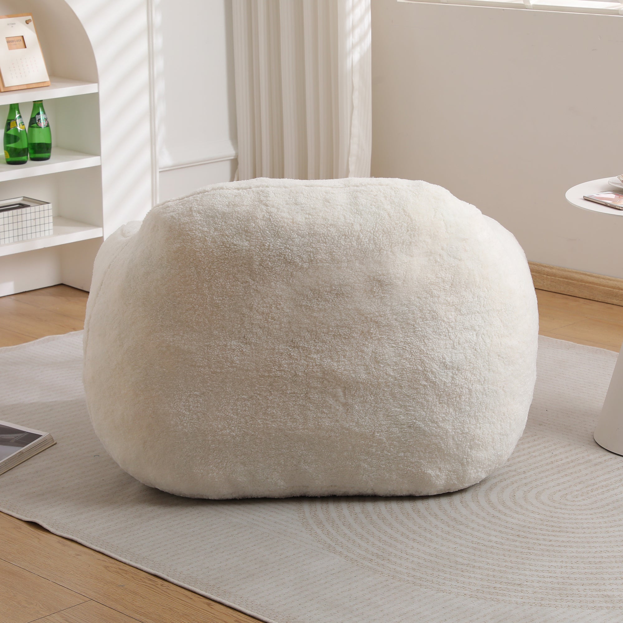 Oversized Teddy Memory Foam Bean Bag Chair