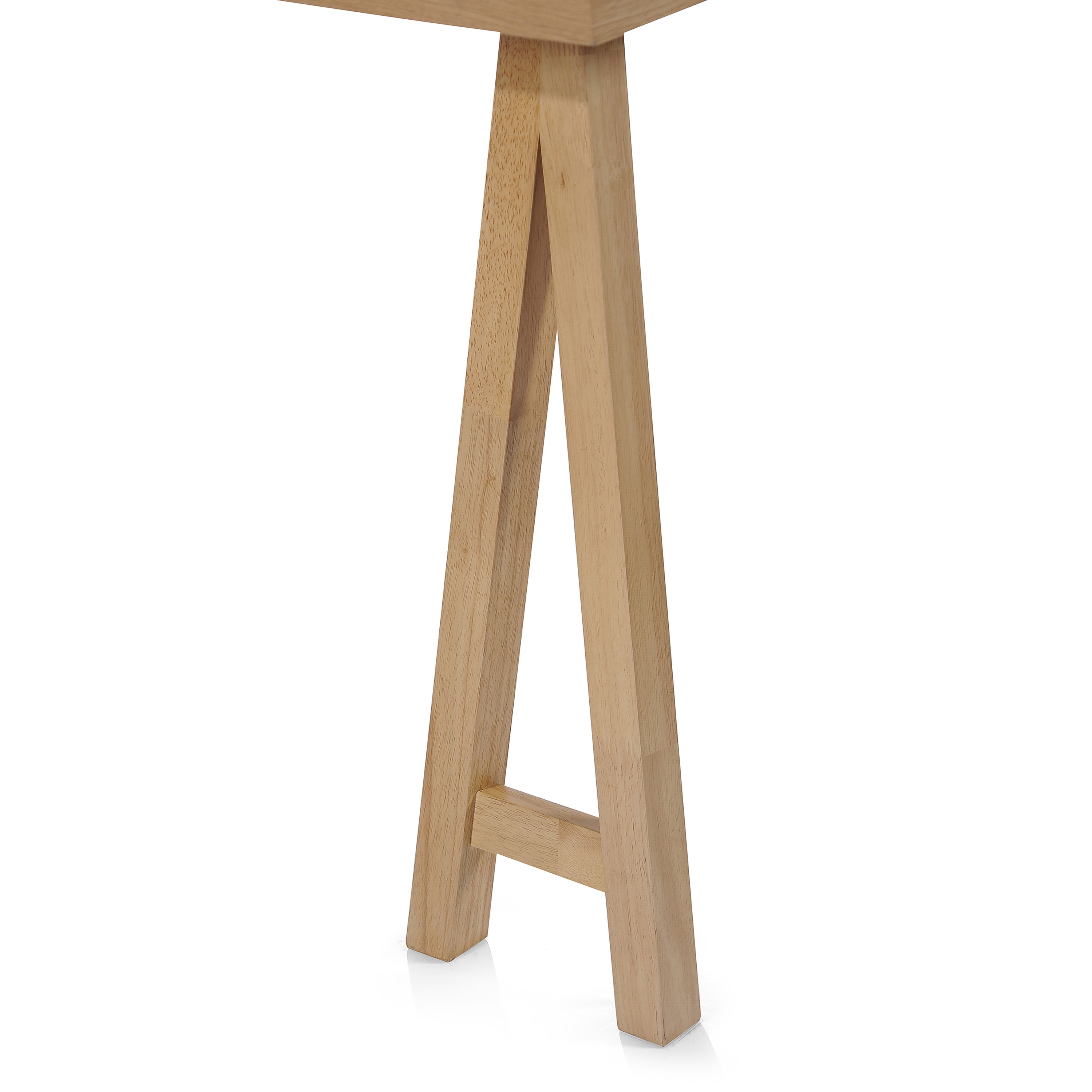 Solid Wood Sawhorse Dining Table