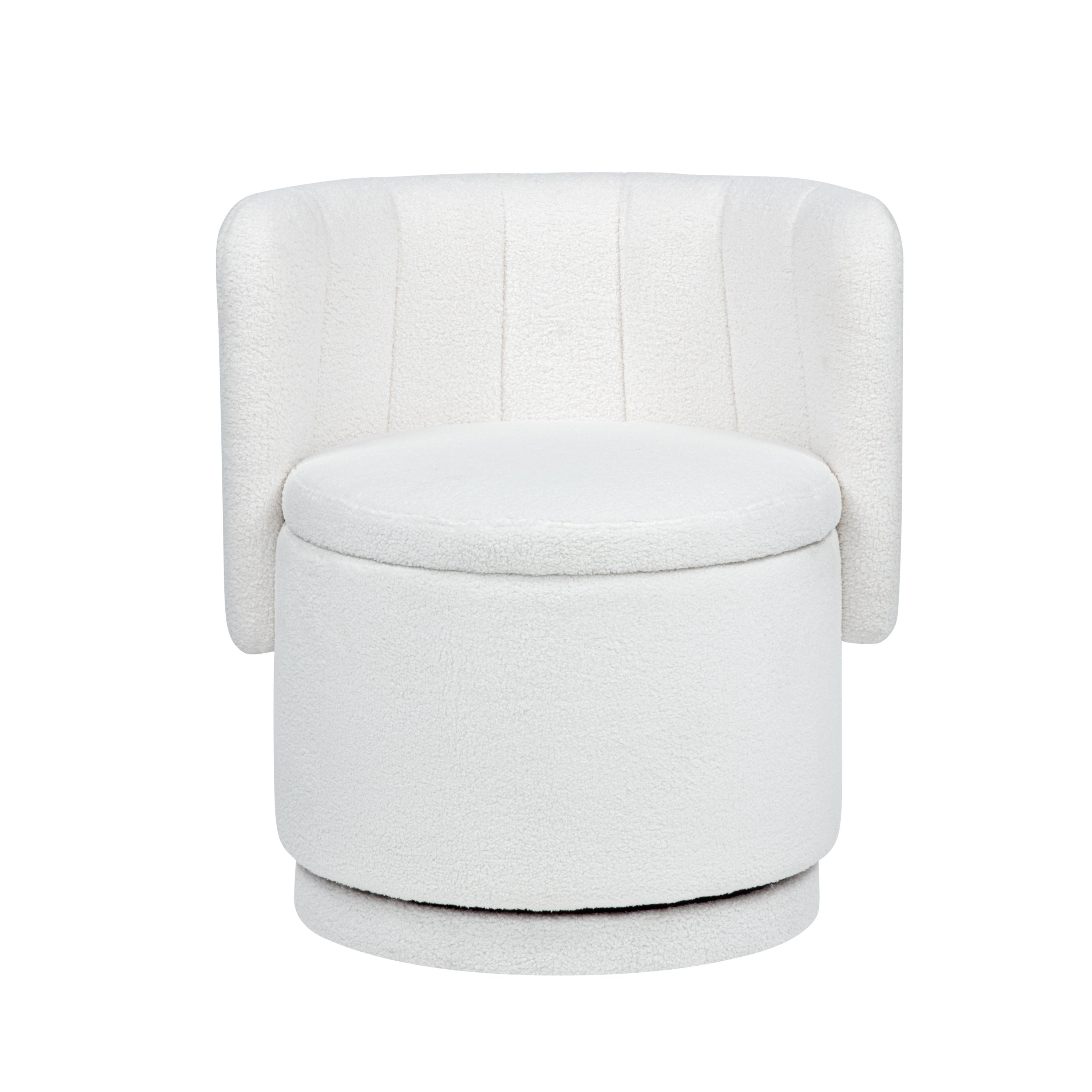 360 Degree Swivel Back Sofa Chair With Storage Space