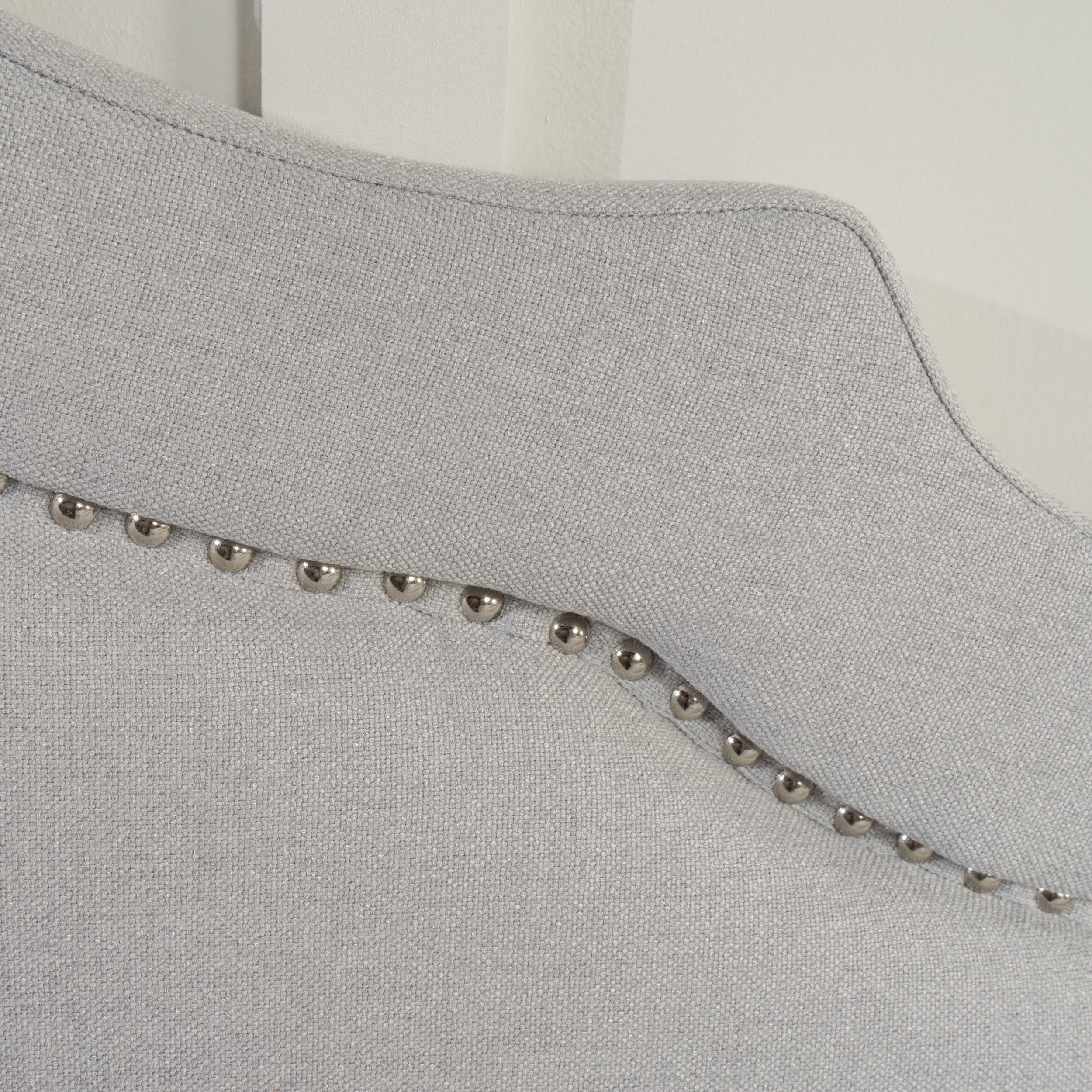 Nailhead Trim Upholstered Headboard