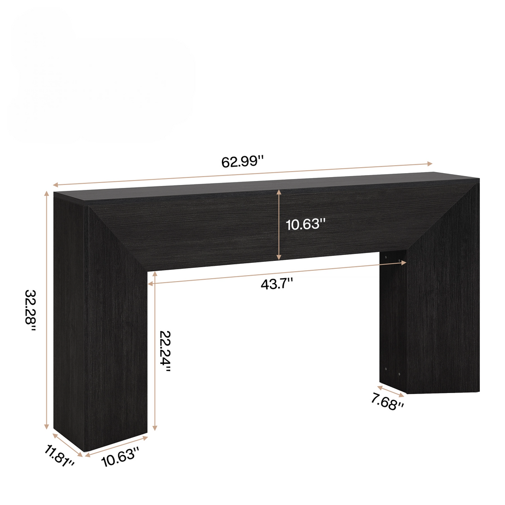 Alderwood Modern Farmhouse  Entryway Console Table