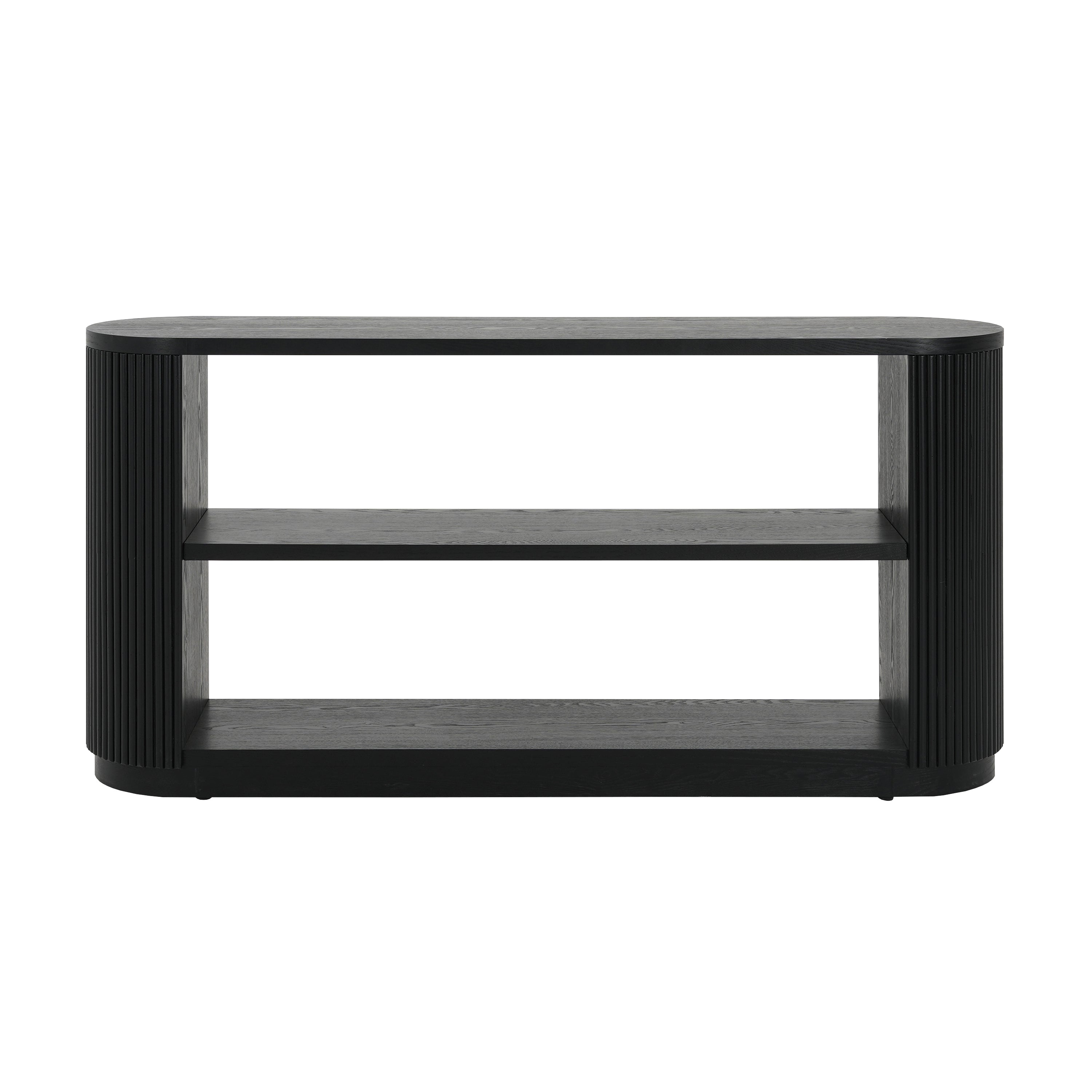 Modern Entryway Console Table with Open Shelf