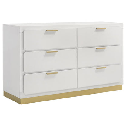 224771Q Caraway Modern Queen Bedroom Set with touch LED