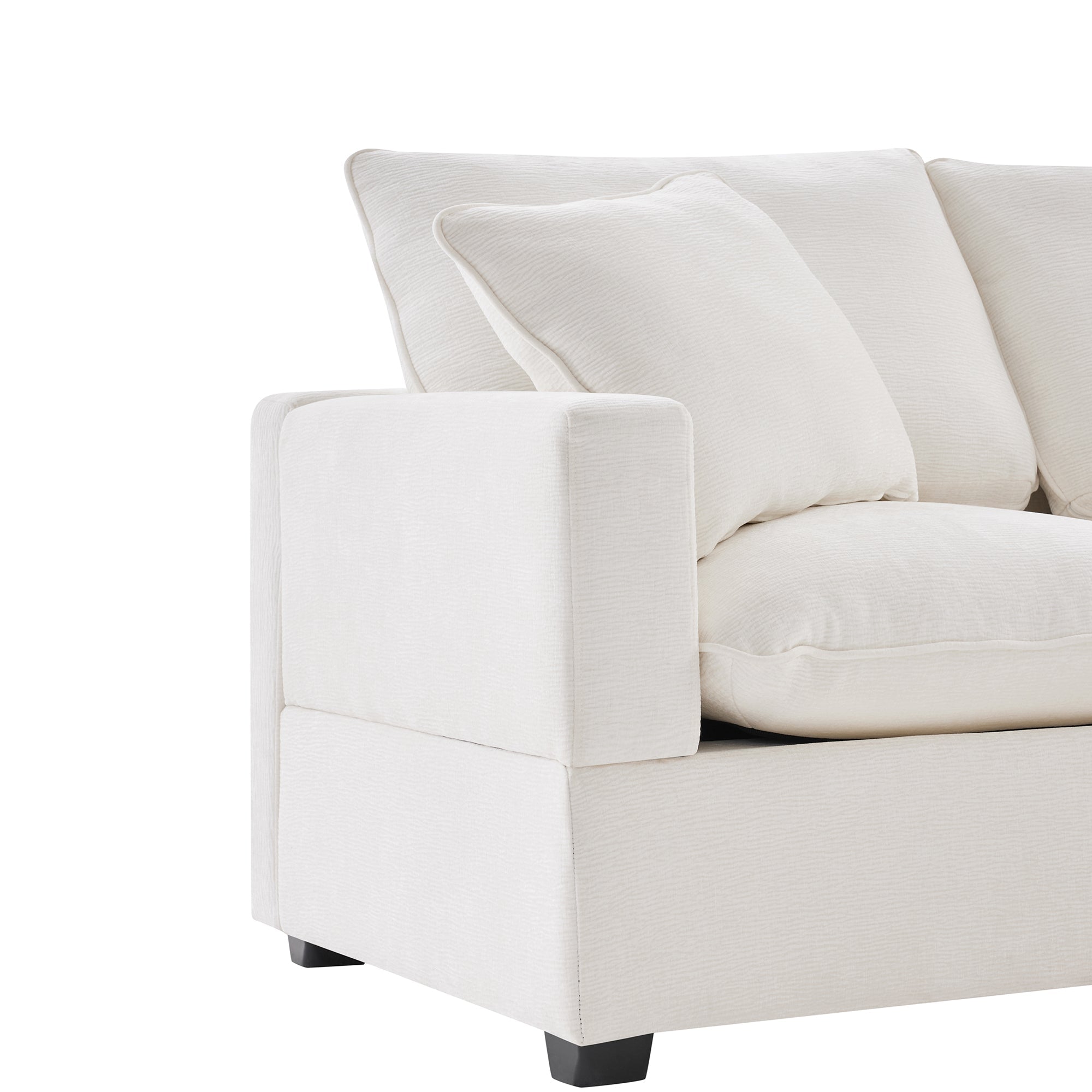 Chenille Modular L-Shape Sofa