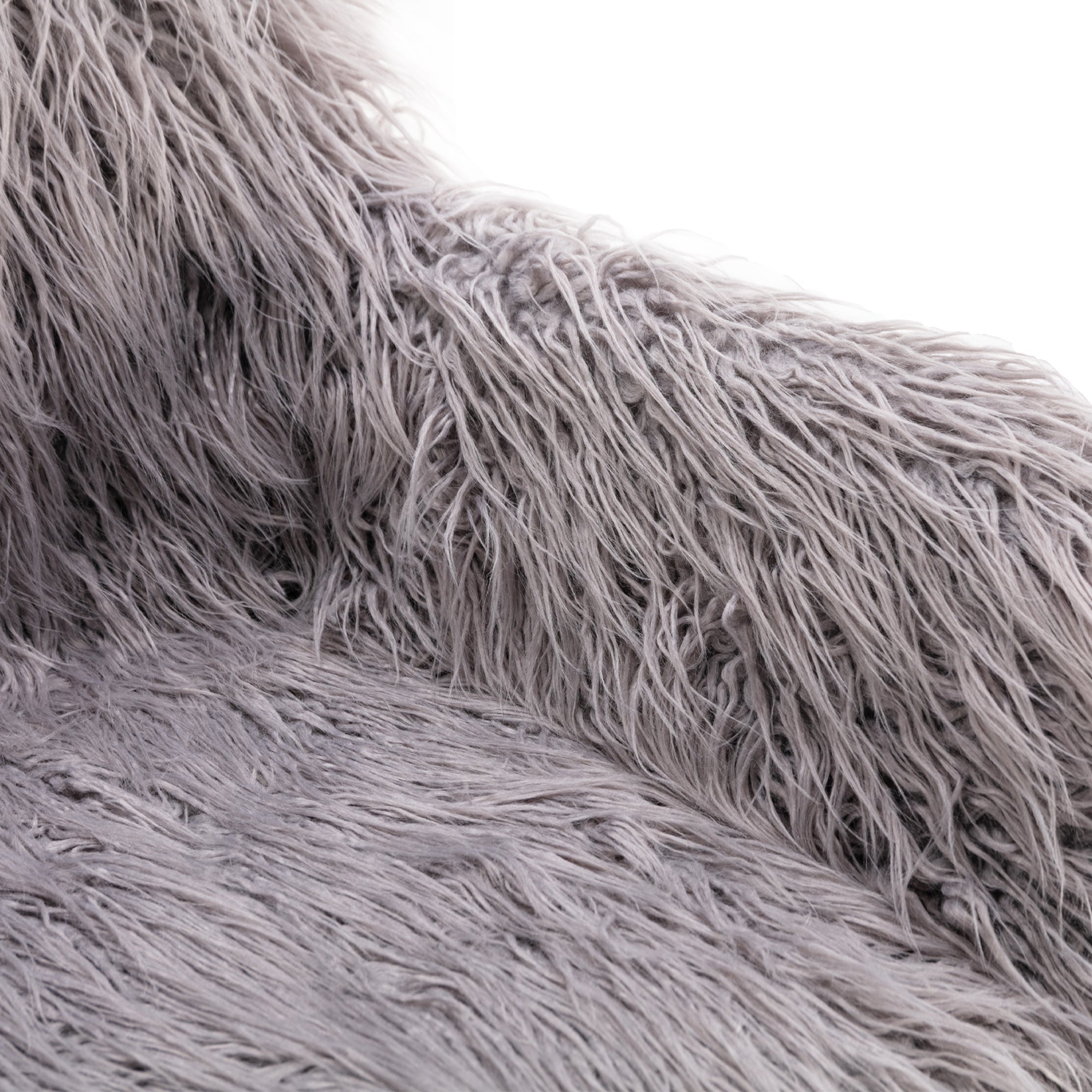 Faux Fur Office Chair with Gold Base