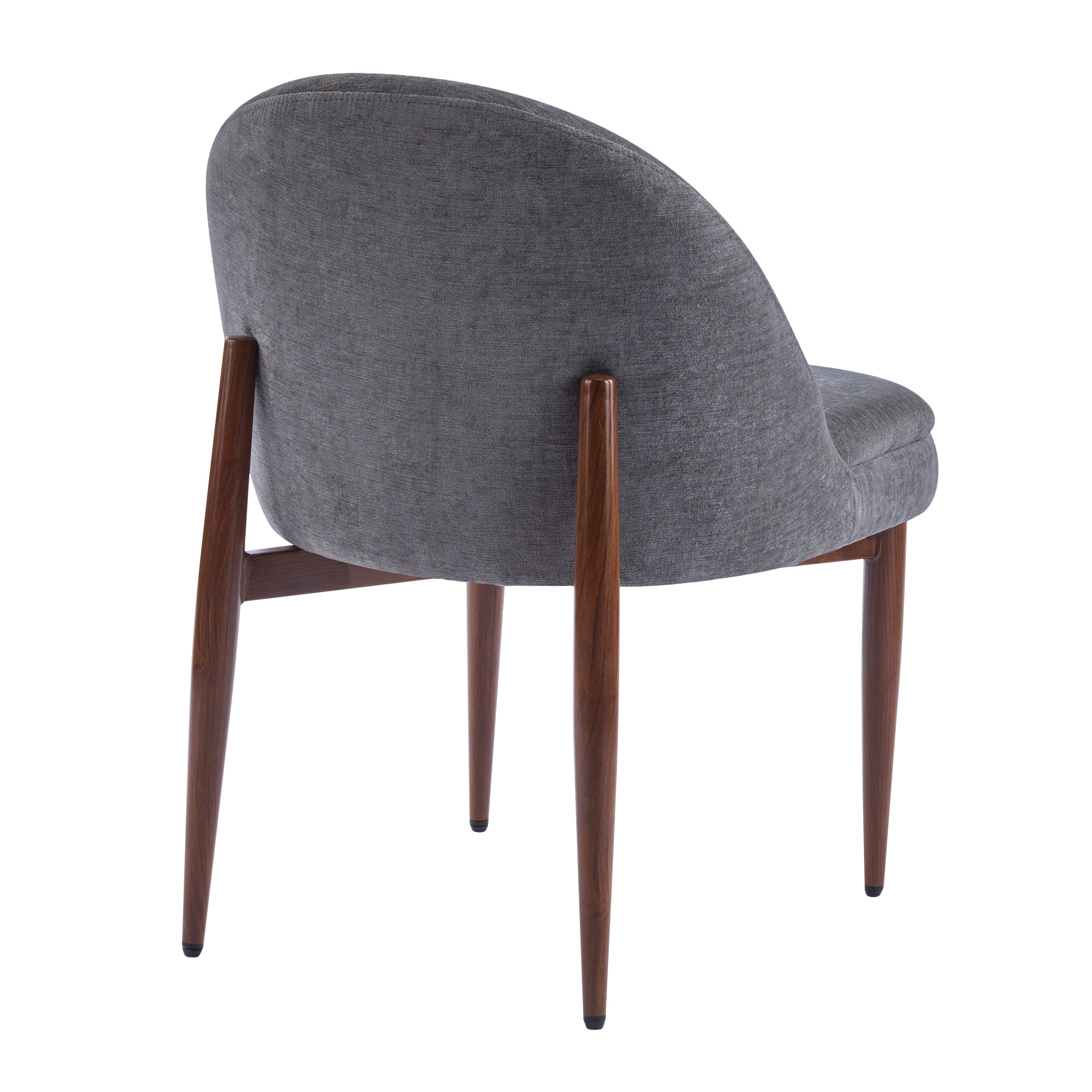 Mid-Century Modern Fabric Upholstered Dining Chair, Set of 2