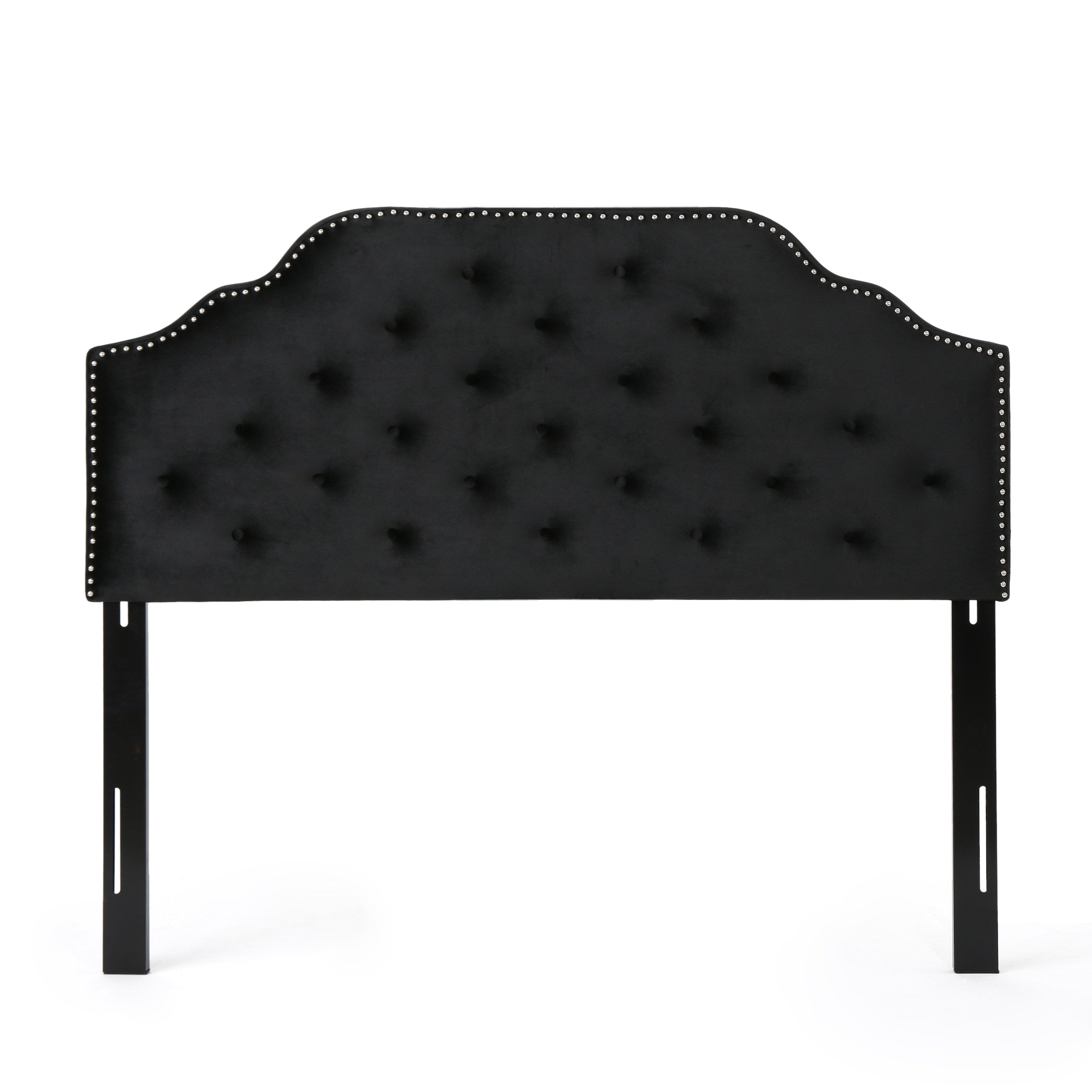 Luella Button Tufted Upholstered Headboard