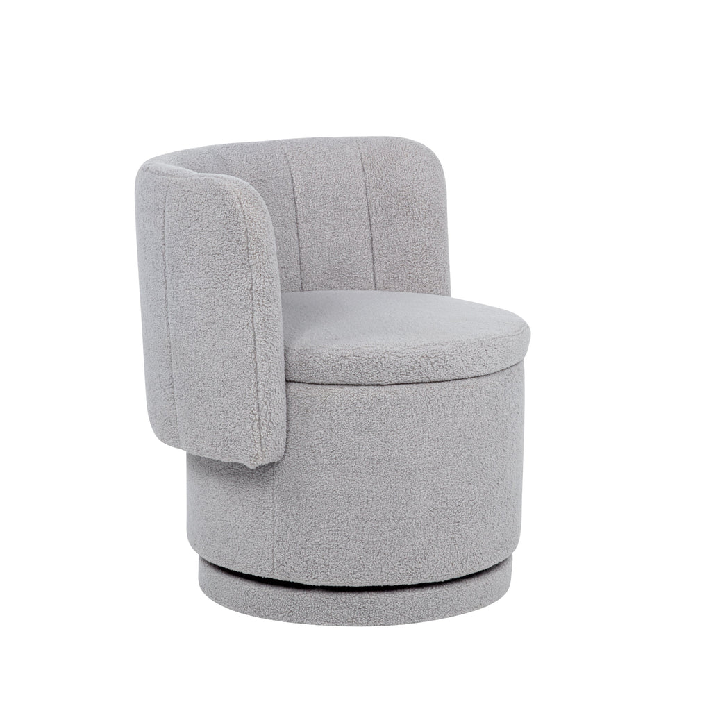 360 Degree Swivel Back Sofa Chair With Storage Space