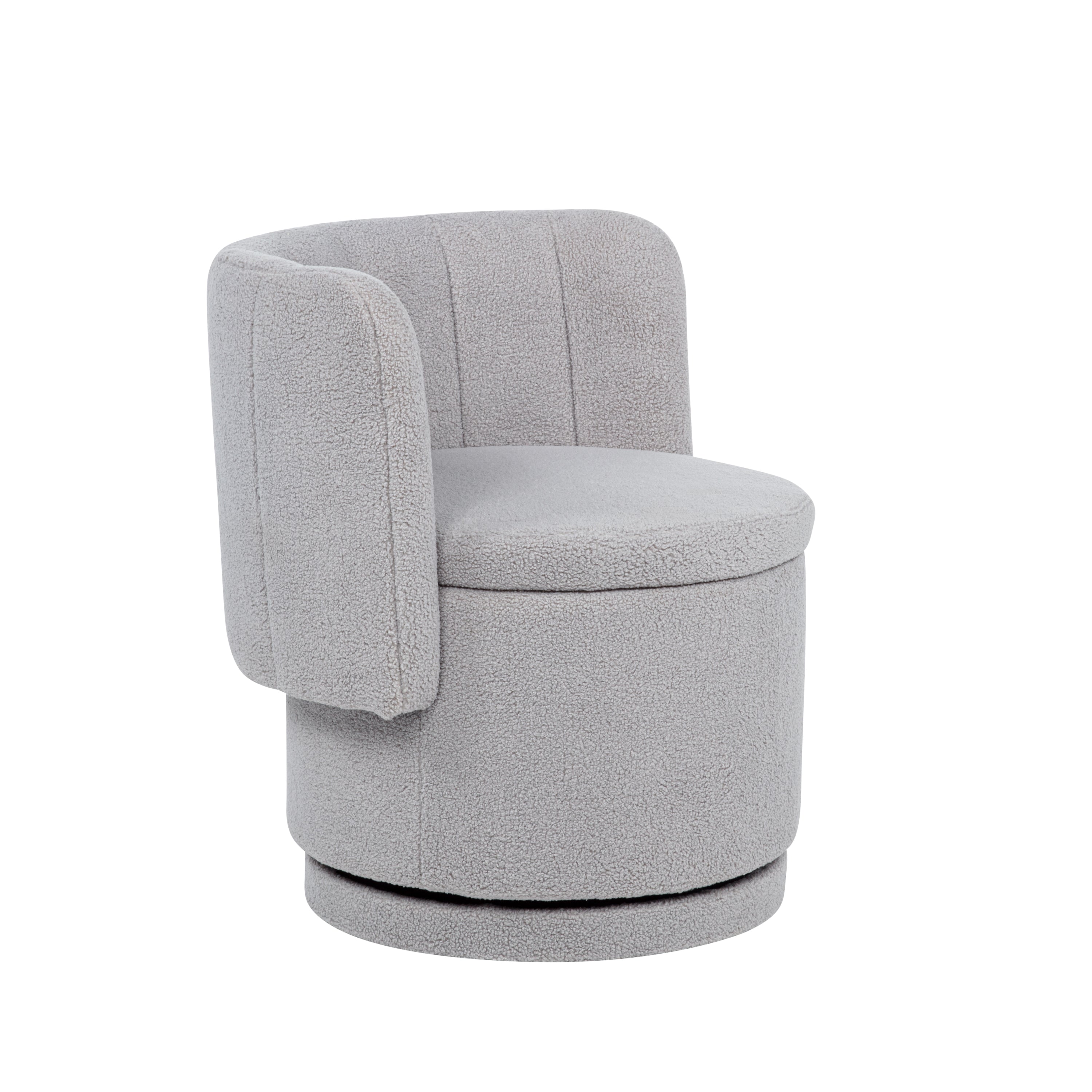 360 Degree Swivel Back Sofa Chair With Storage Space