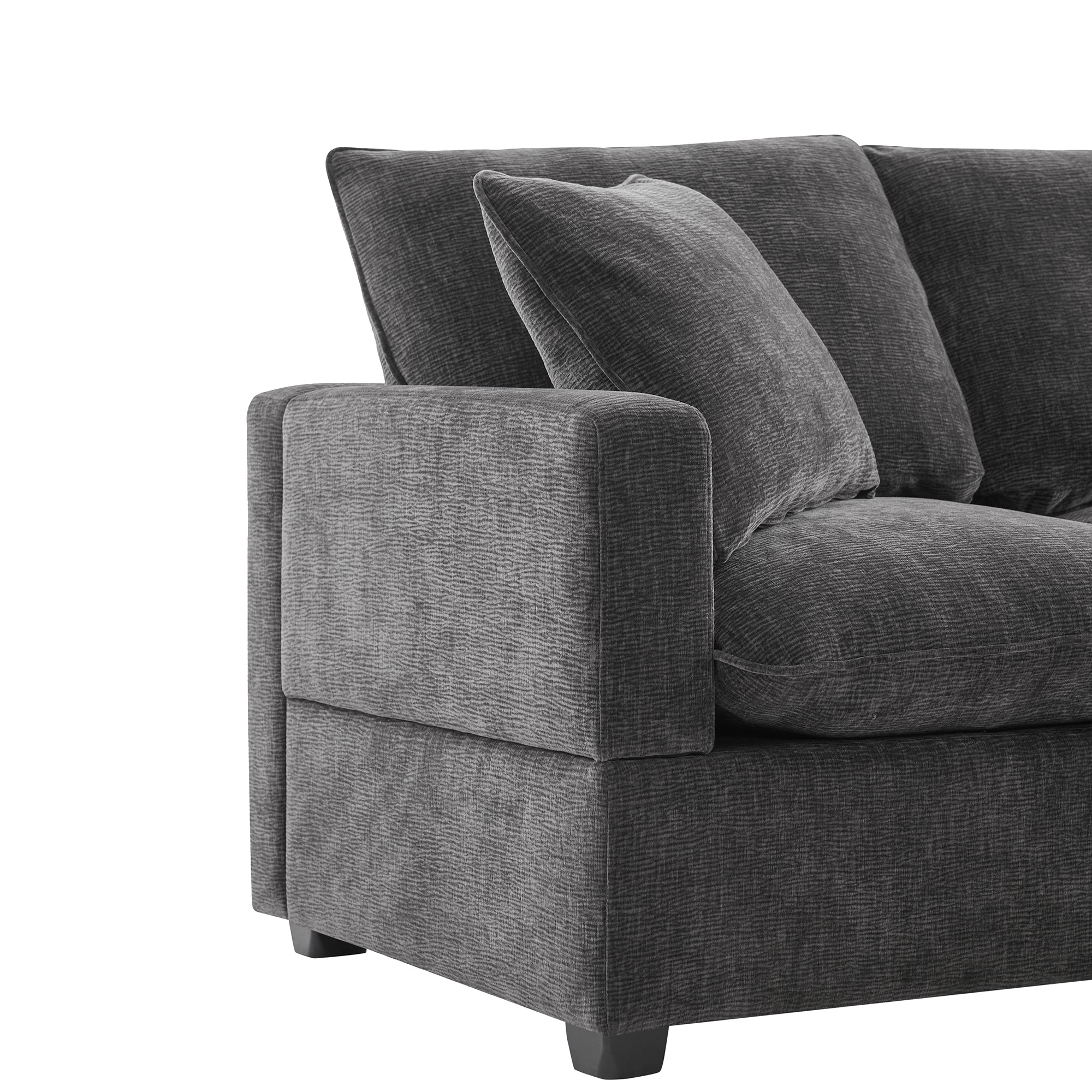 Chenille Modular L-Shape Sofa