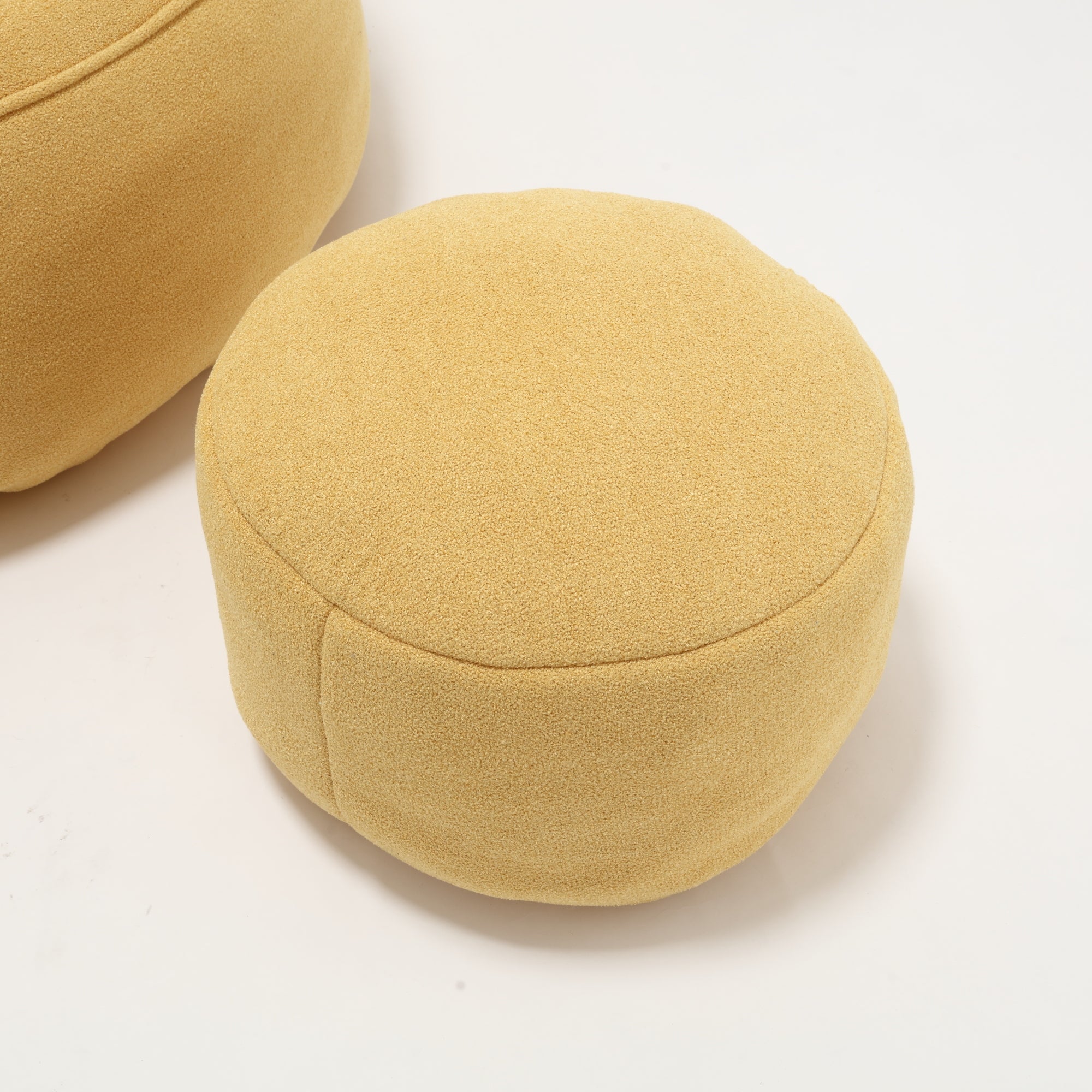 Bean Bag Sofa Chair with High-Pressure Foam and Footrest