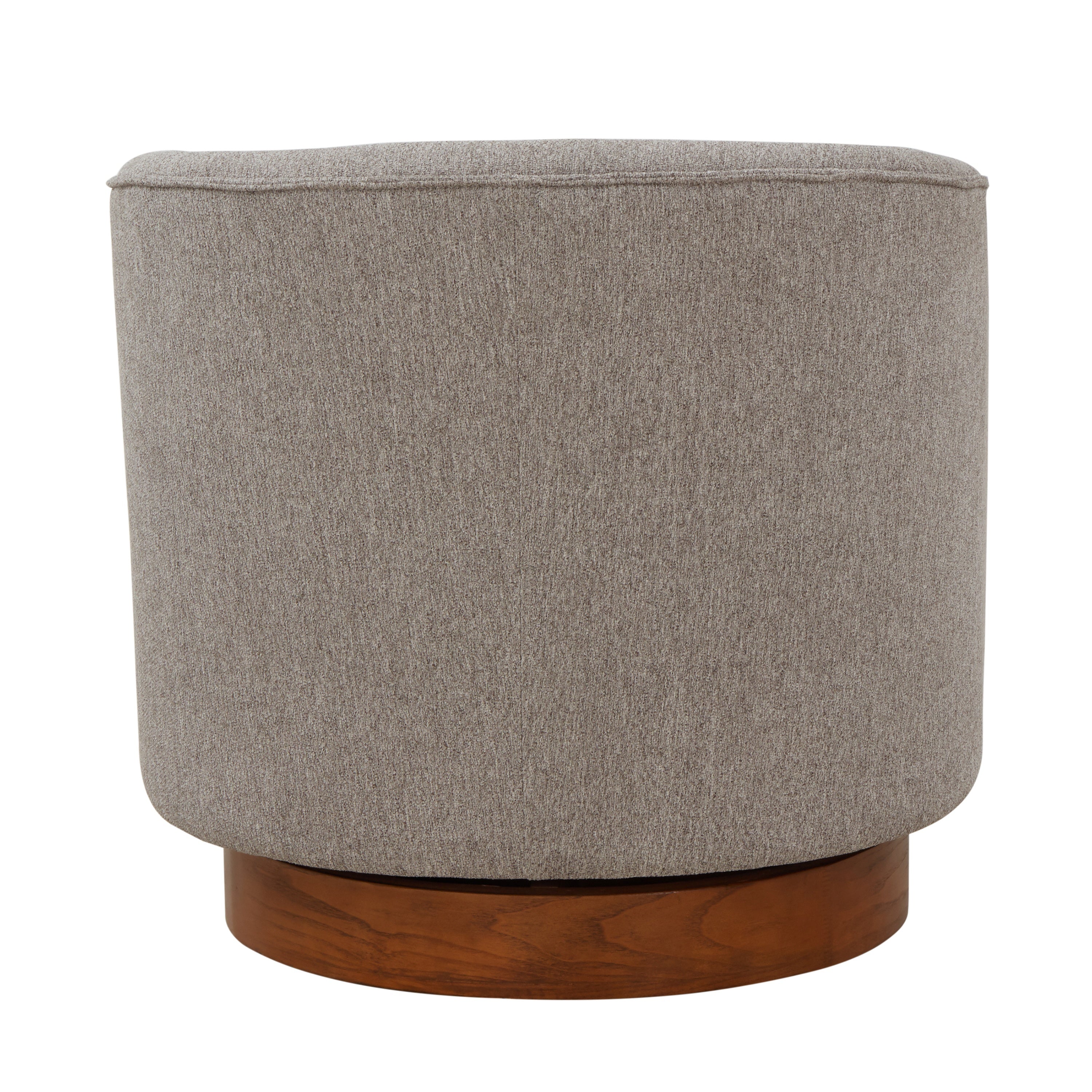 Miramar Wood Base Swivel Club Accent Chair