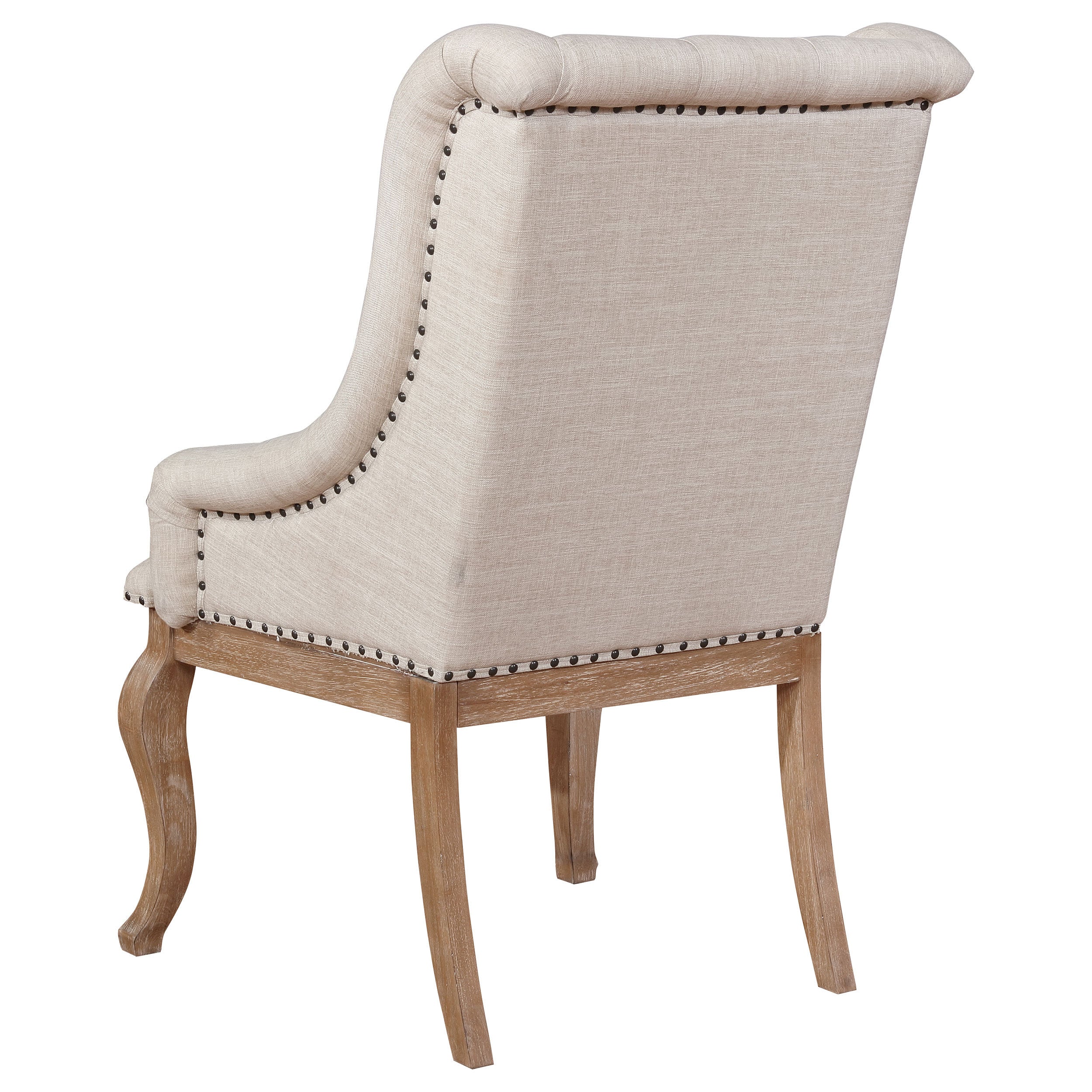 Fremont Barley Brown Upholstered Dining Chairs, Set of 2