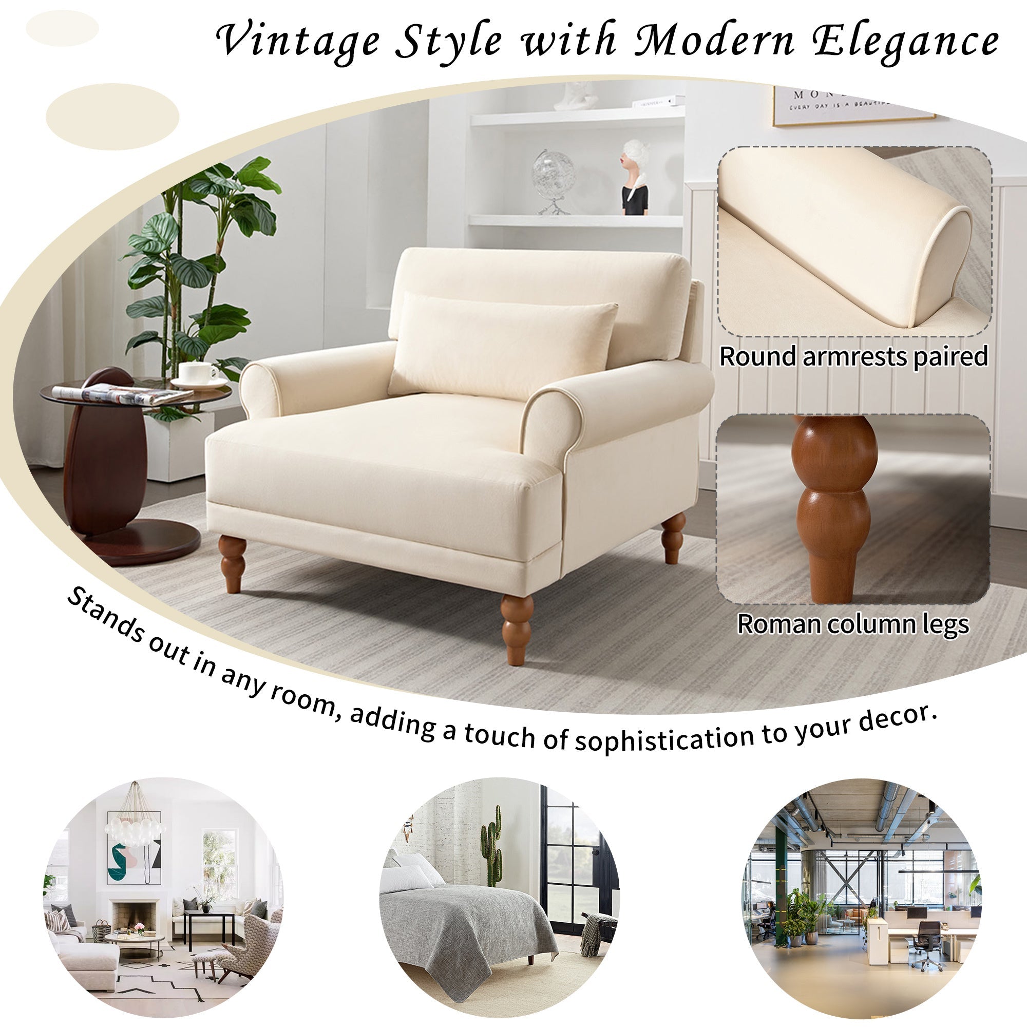 Mirod Elegant Accent Chais