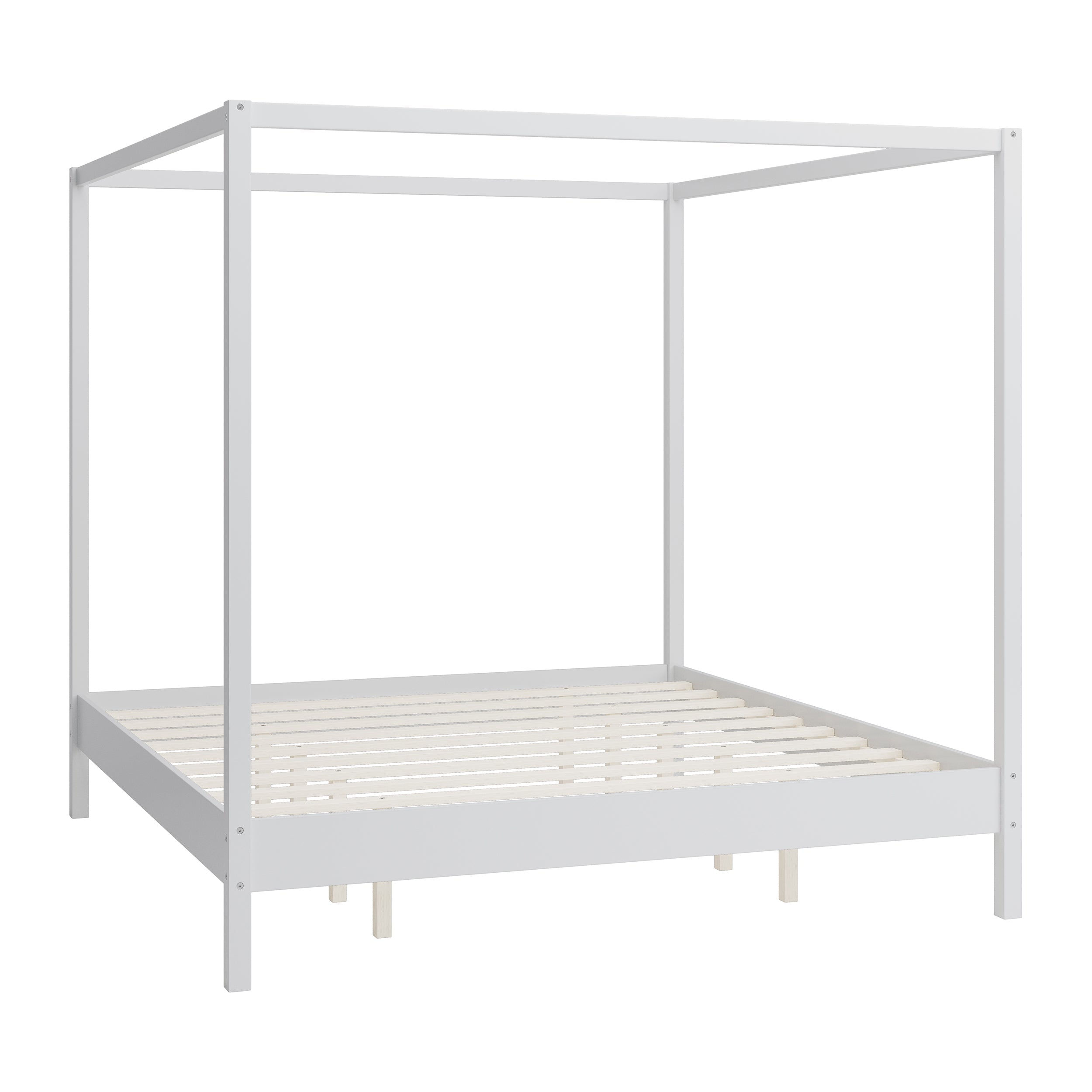 Solid Wood Canopy Bed