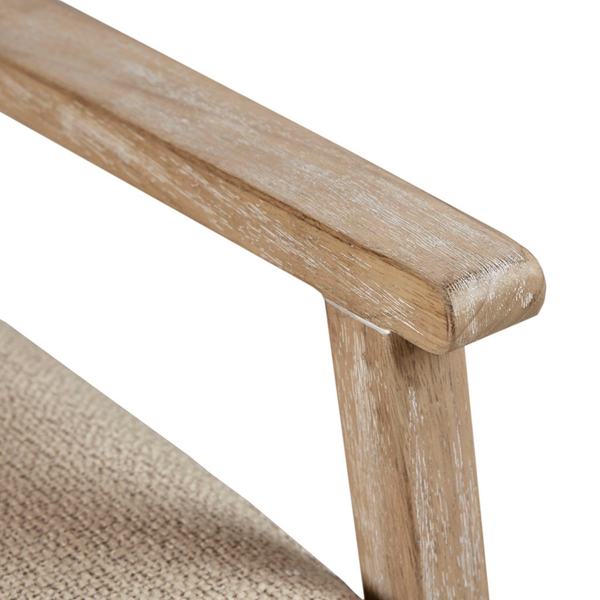 Cane Back Upholstered Accent Chair