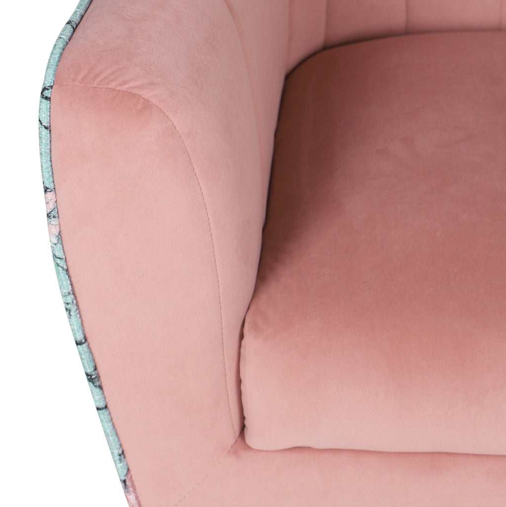 Rose Pink Accent Chair