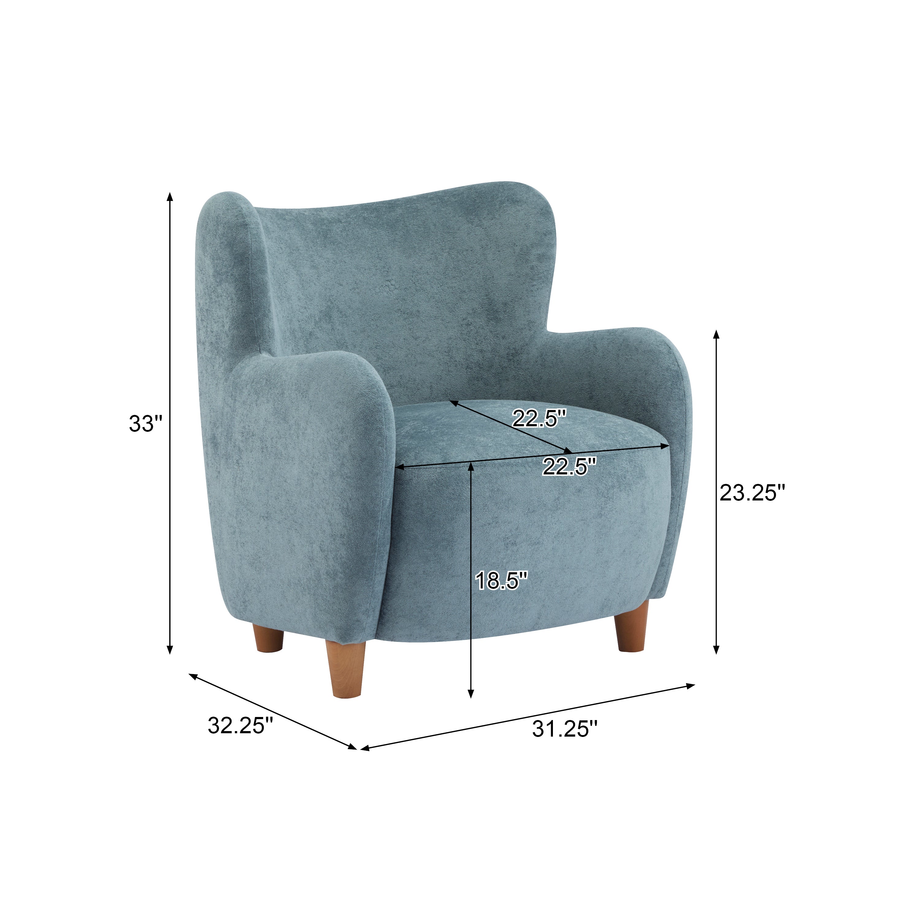Lucia Wingback Armchair