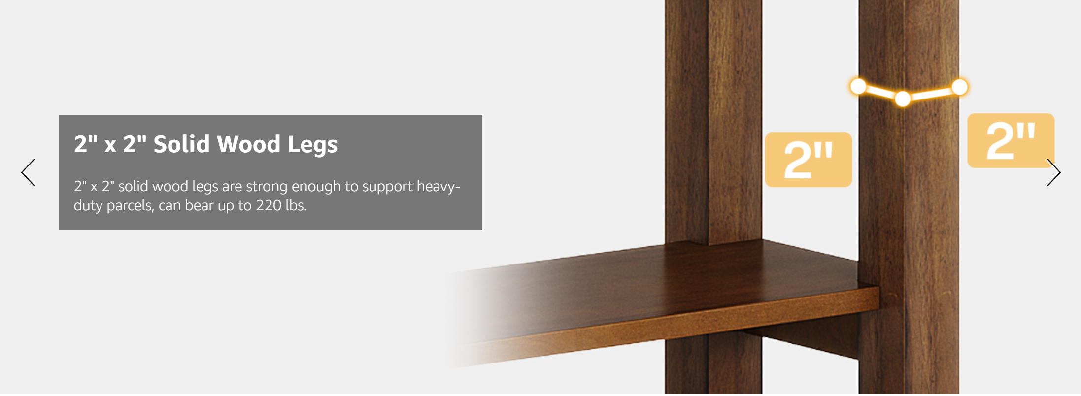 Mapledown 2-Tier Entryway Accent Table with Storage