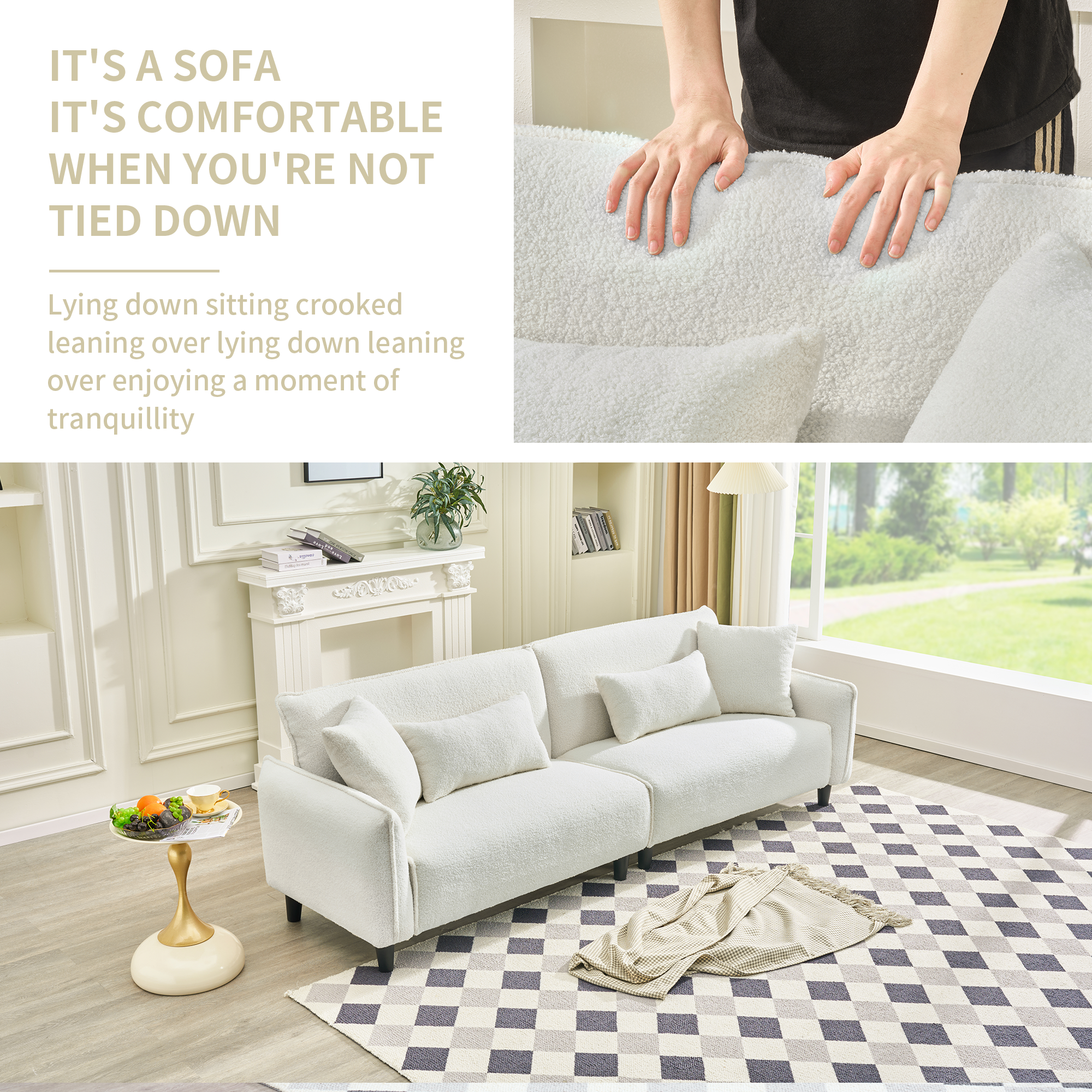 Teddy Velvet Sofa