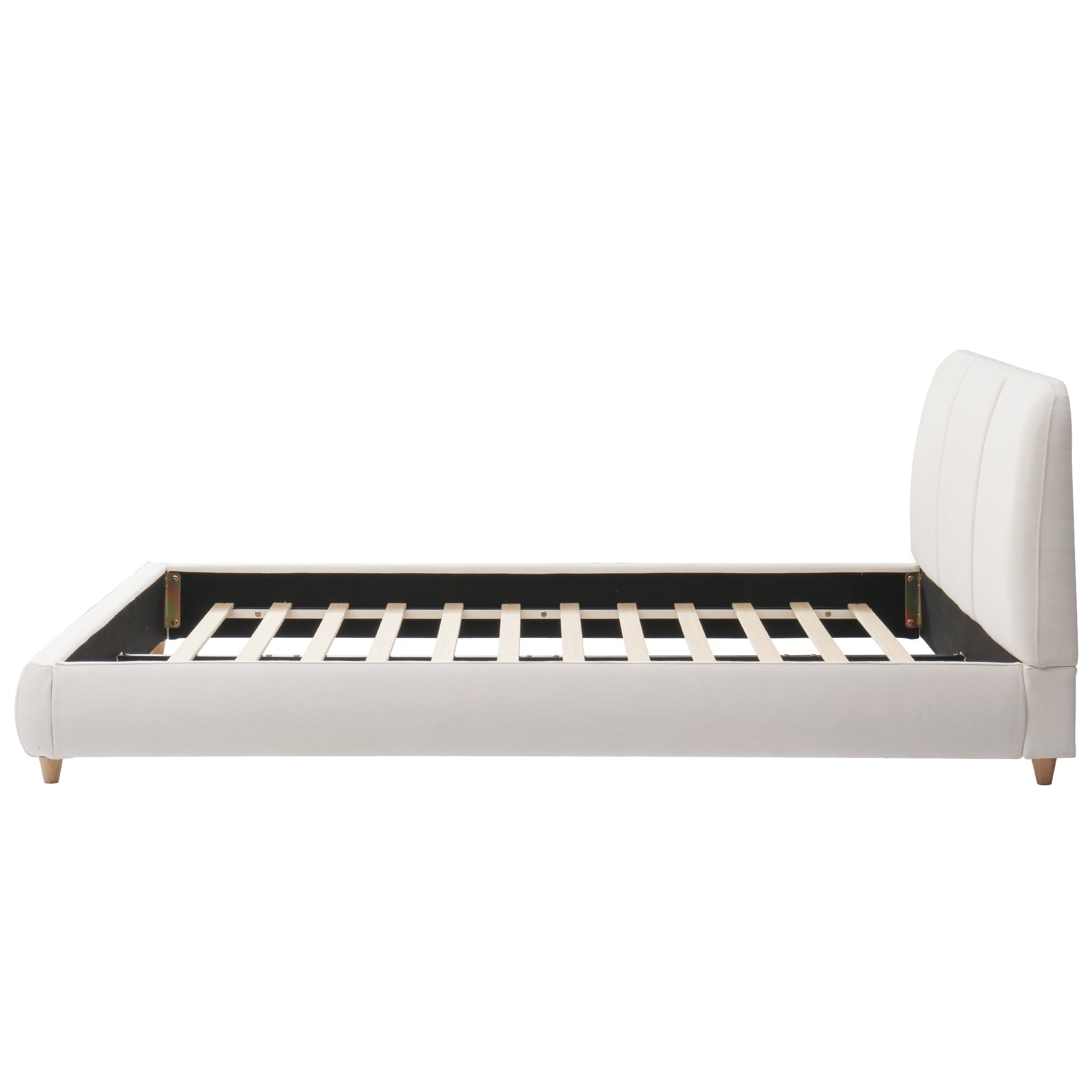 Modern Linen Upholstered Bed