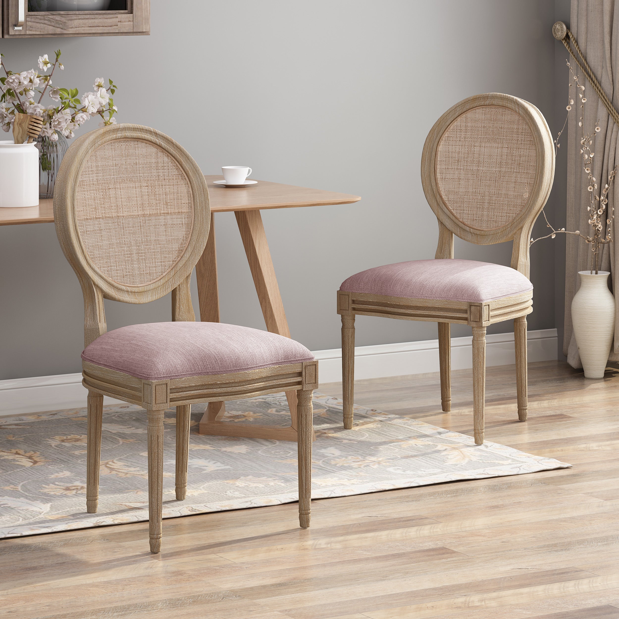 Cane Back French Country Dining Chair