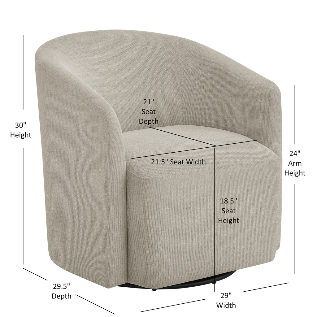 Ardena Swivel Barrel Chair