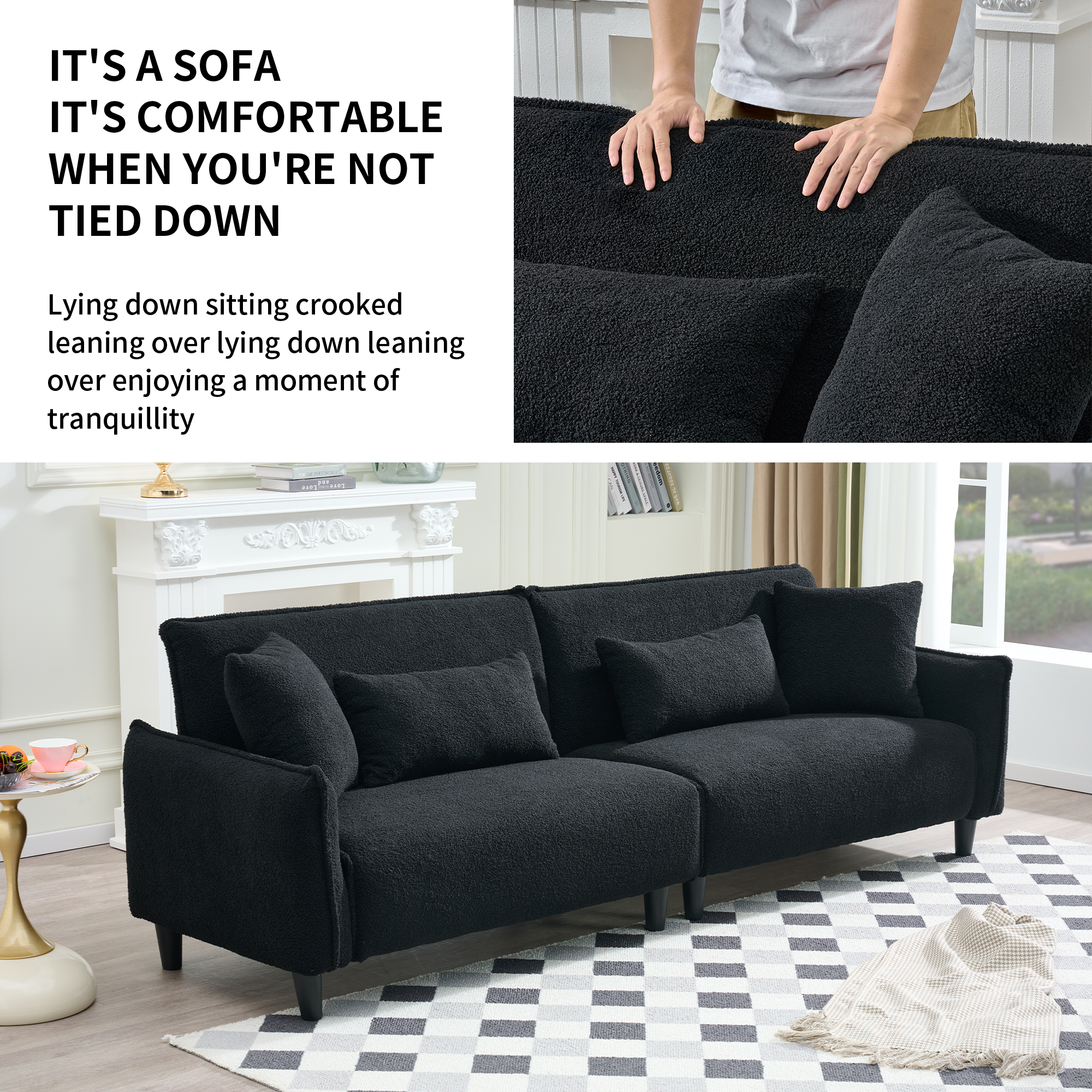 Teddy Velvet Sofa