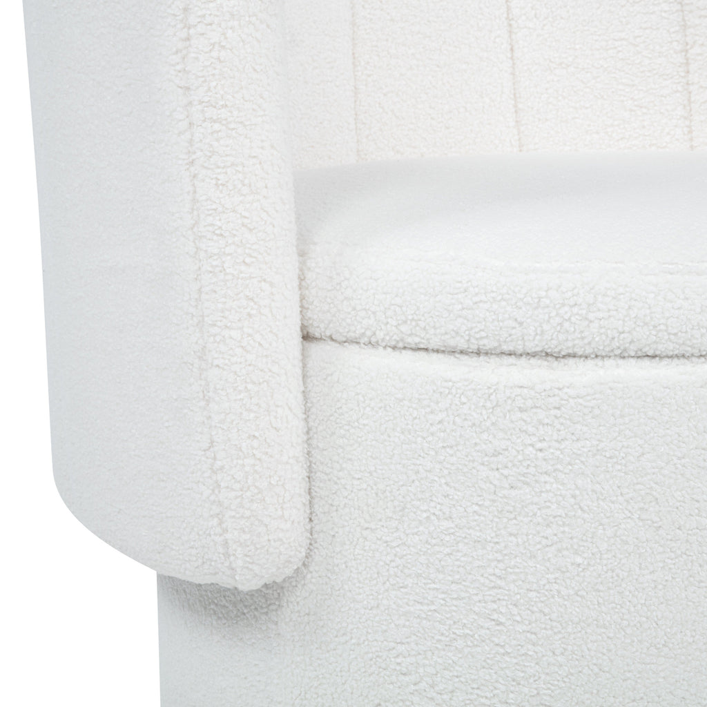 360 Degree Swivel Back Sofa Chair With Storage Space