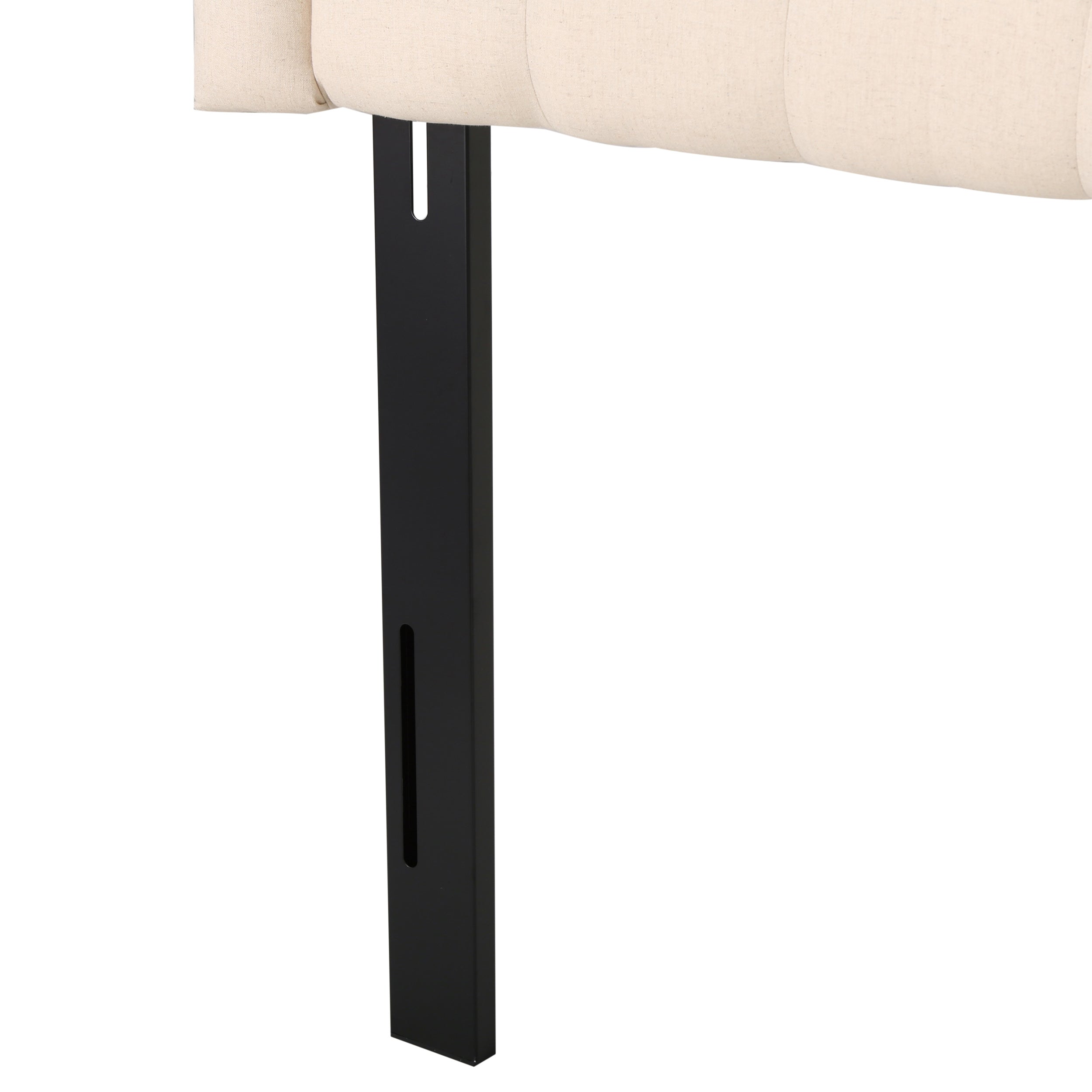 Tufted Upholstered Adjustable Height Headboard