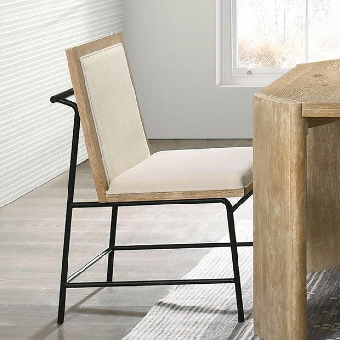 FM3220AK-RT 5PC Edenbridge oak finish Wood Dining Set