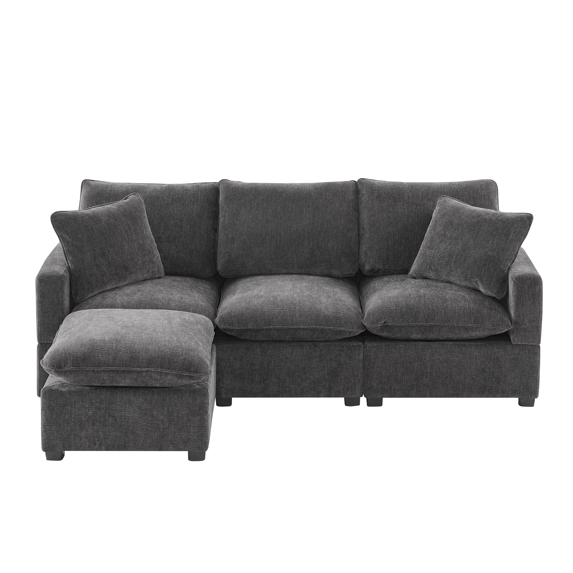 Chenille Modular L-Shape Sofa