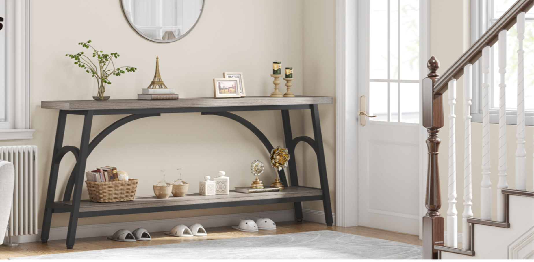 Cloverton 2-Tier Console Table