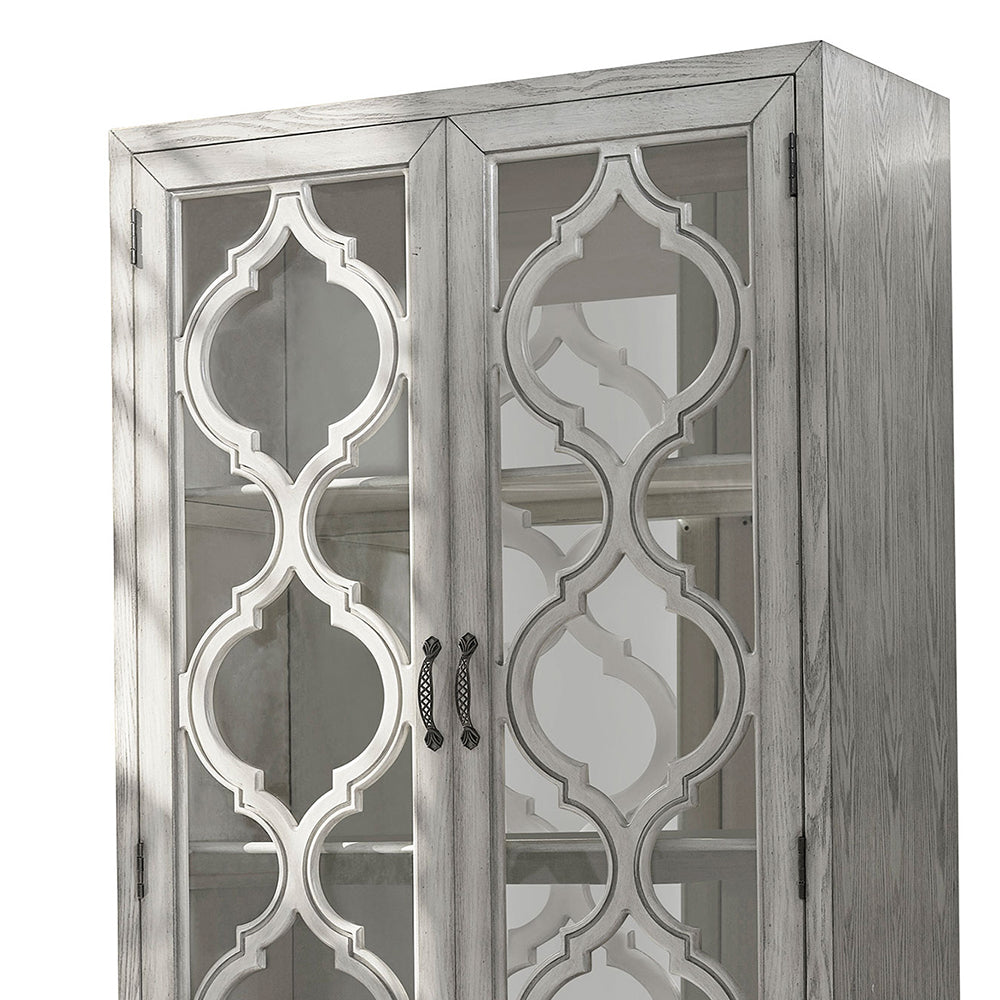 Leslie Antique White 2-door Cabinet