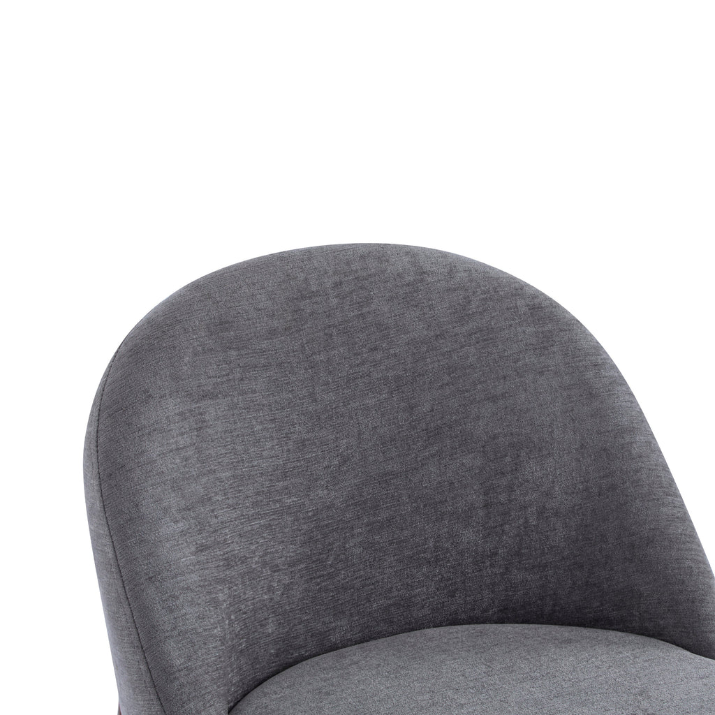 Mid-Century Modern Fabric Upholstered Dining Chair, Set of 2
