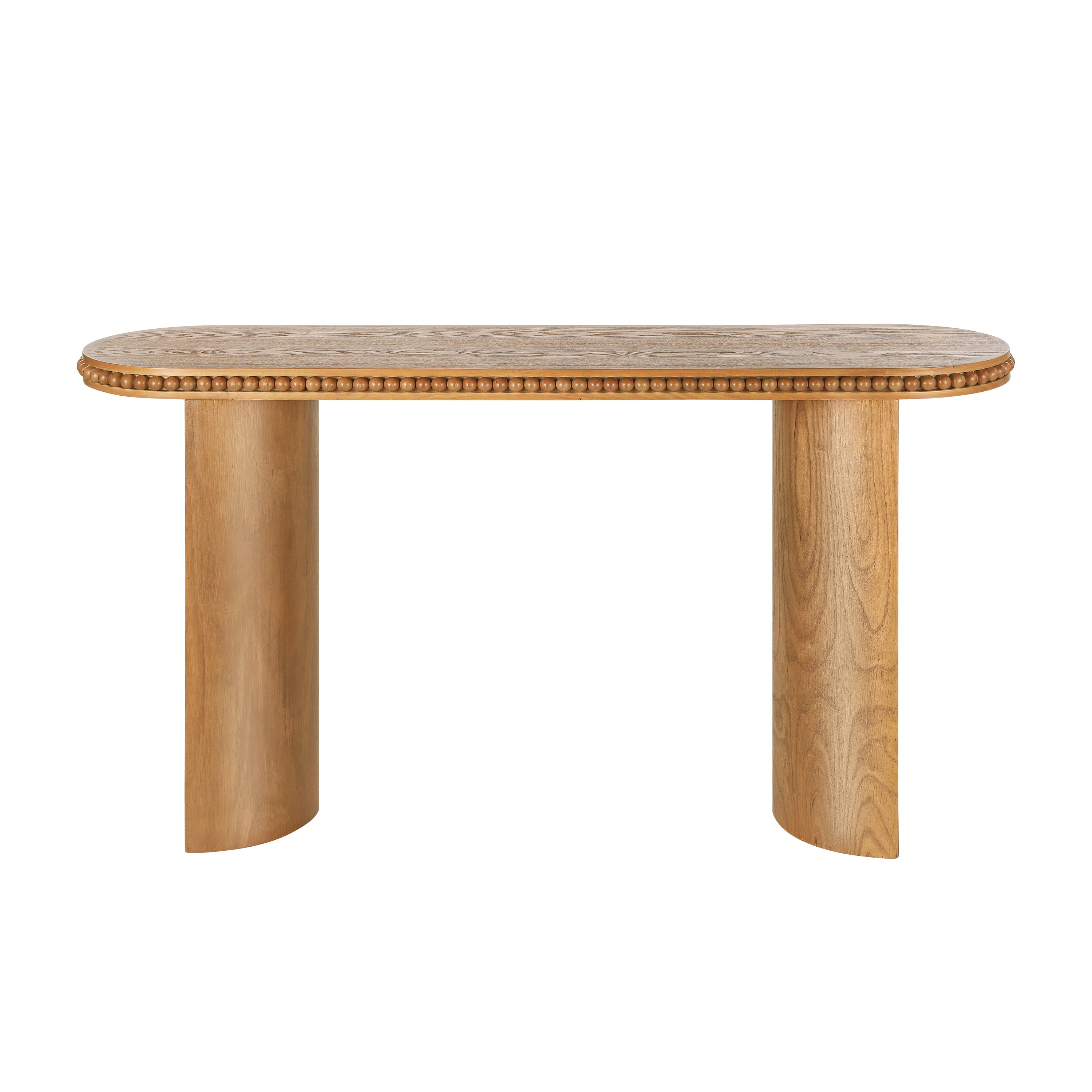 Beaded Trim Console Table