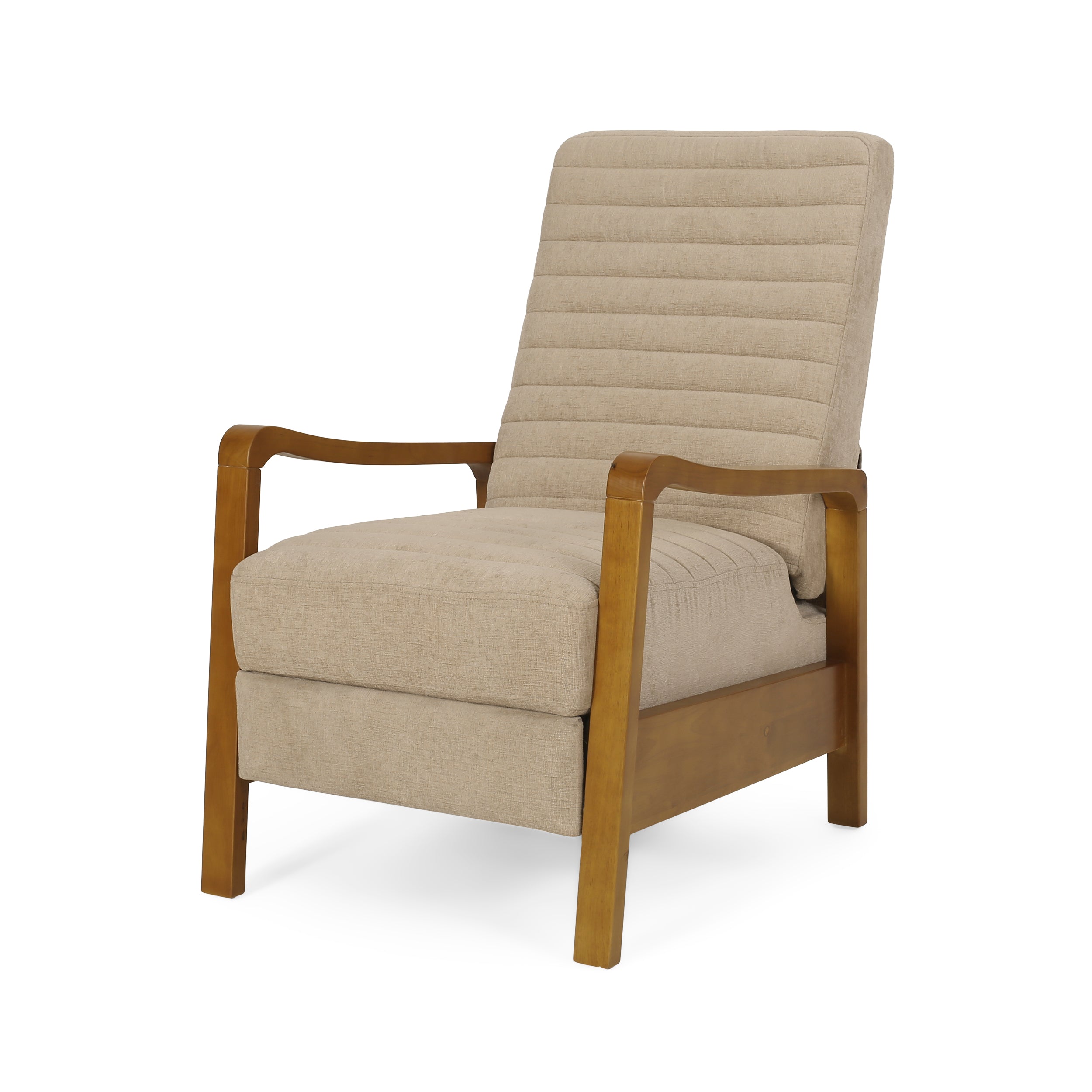 Mid-Century Modern Manual Club Recliner
