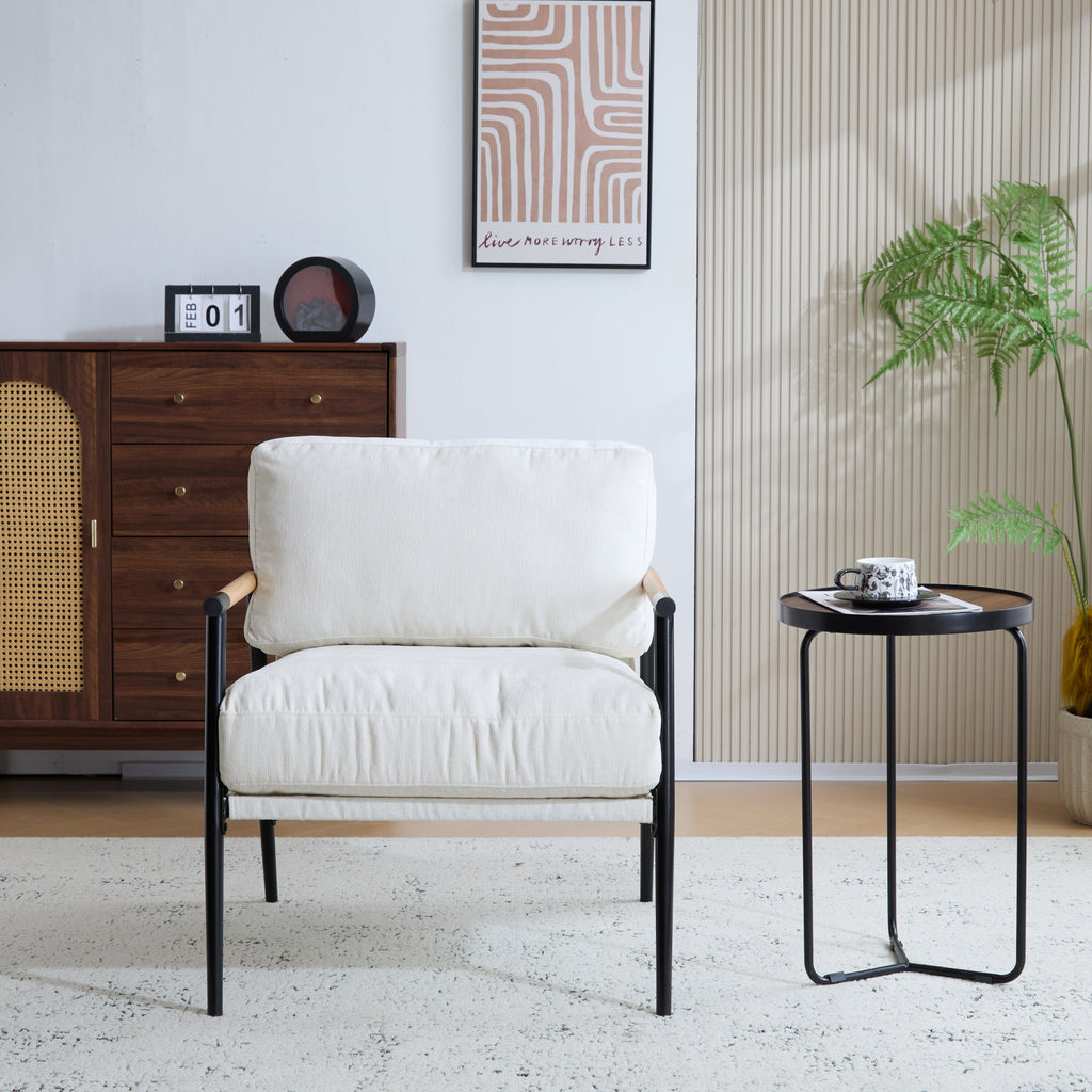 Portwyn Modern Accent Chair with Plush Cushions