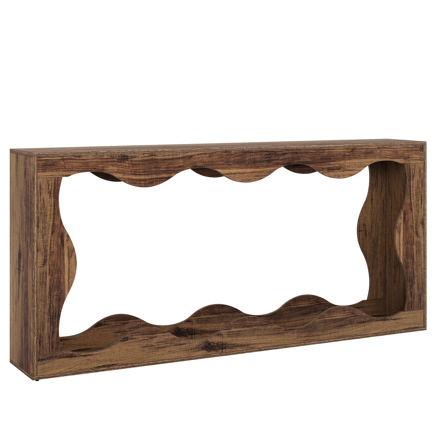Winslow Scalloped Console Table with Storage