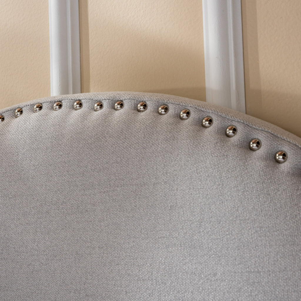 Upholstered Nailhead Trim Headboard